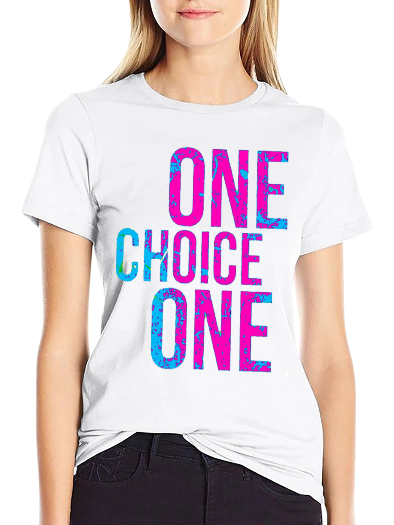 One Choice Graphic Tee - Stylish Black T-Shirt