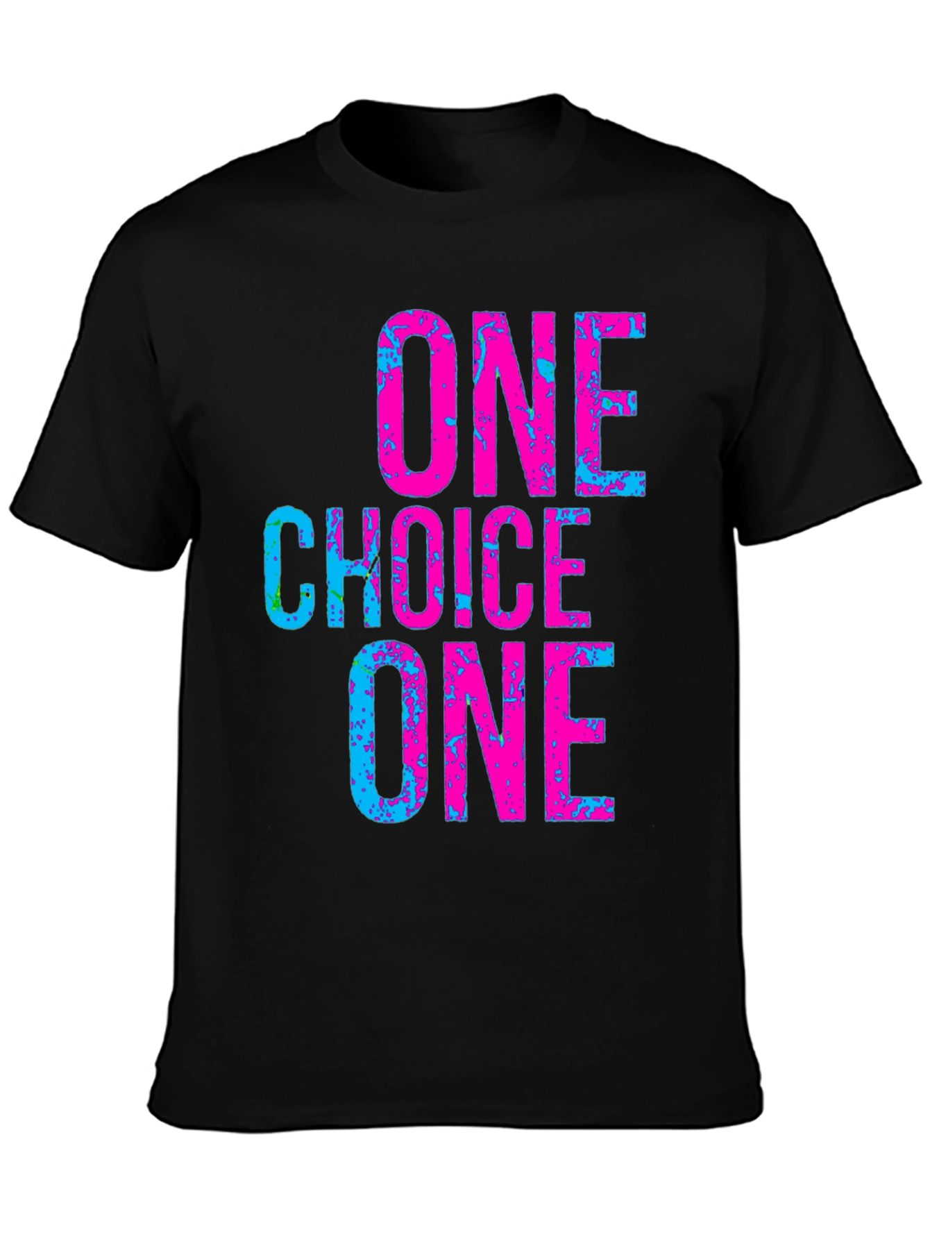 One Choice Graphic Tee - Stylish Black T-Shirt