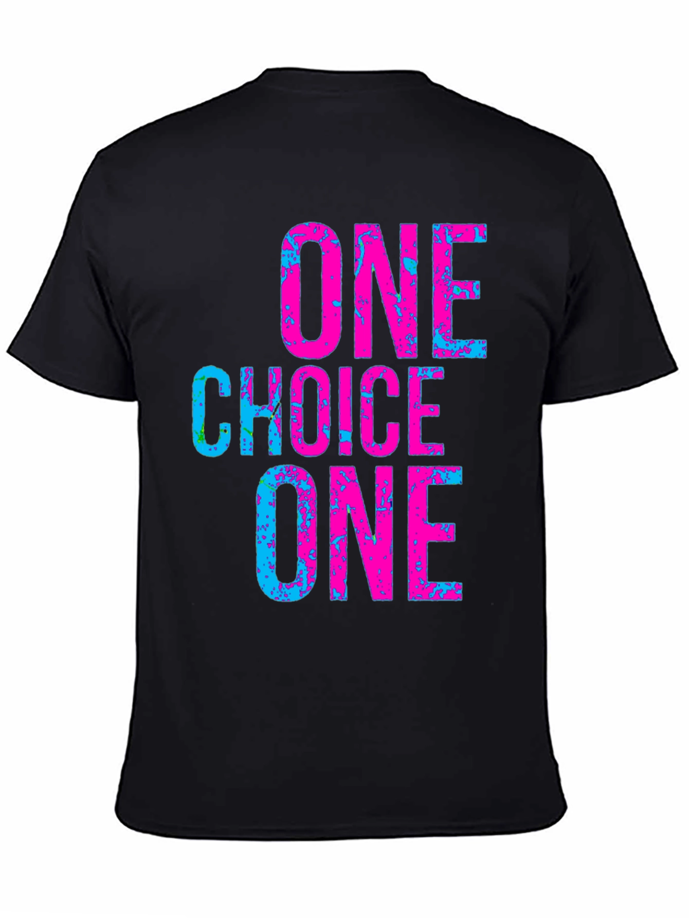 One Choice Graphic Tee - Stylish Black T-Shirt