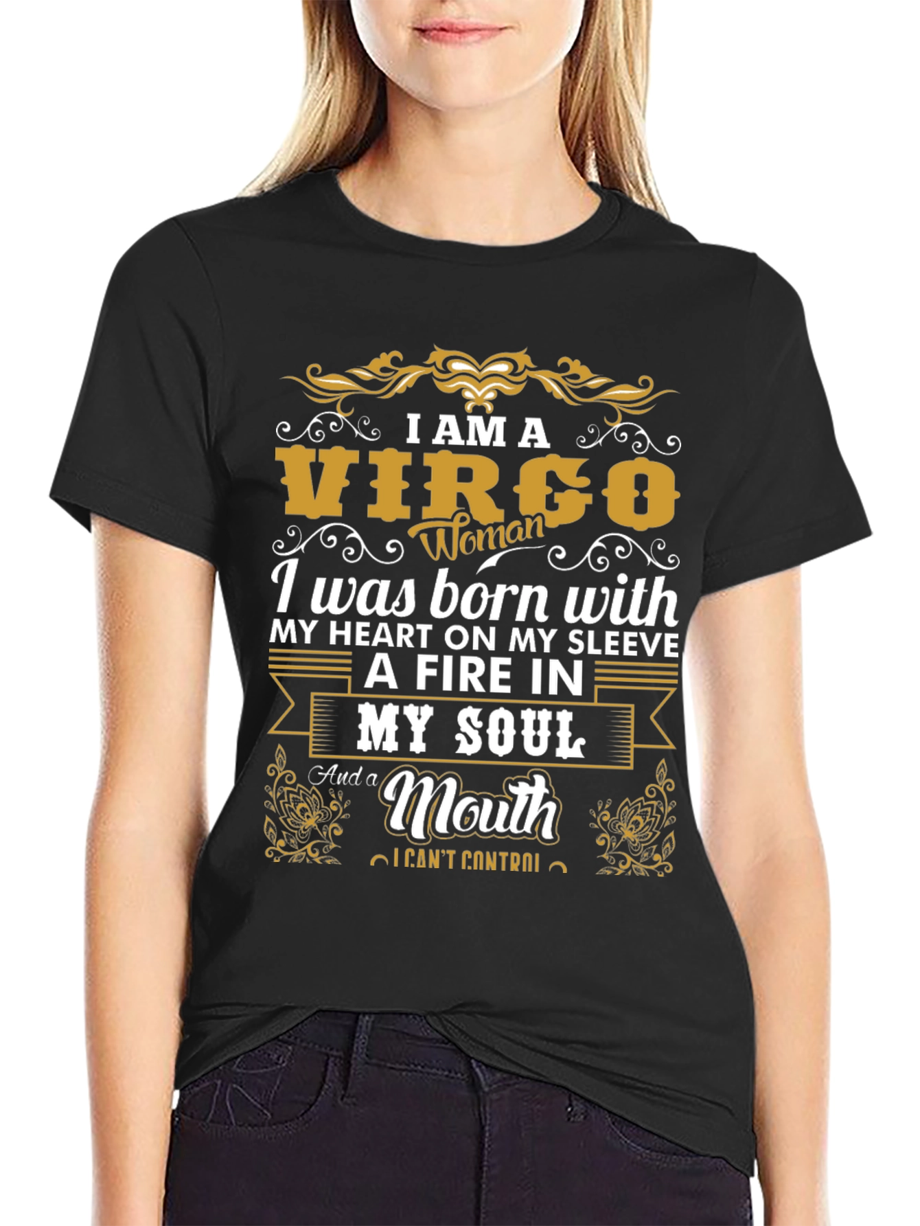 Virgo Woman T-Shirt - Bold Zodiac Statement