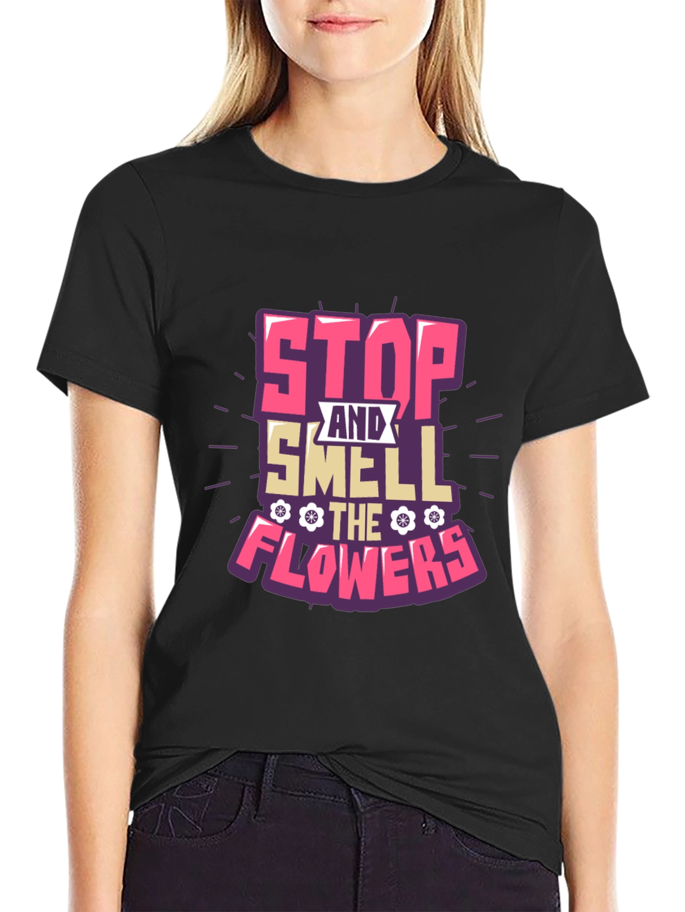 Stop and Smell the Flowers Graphic Tee