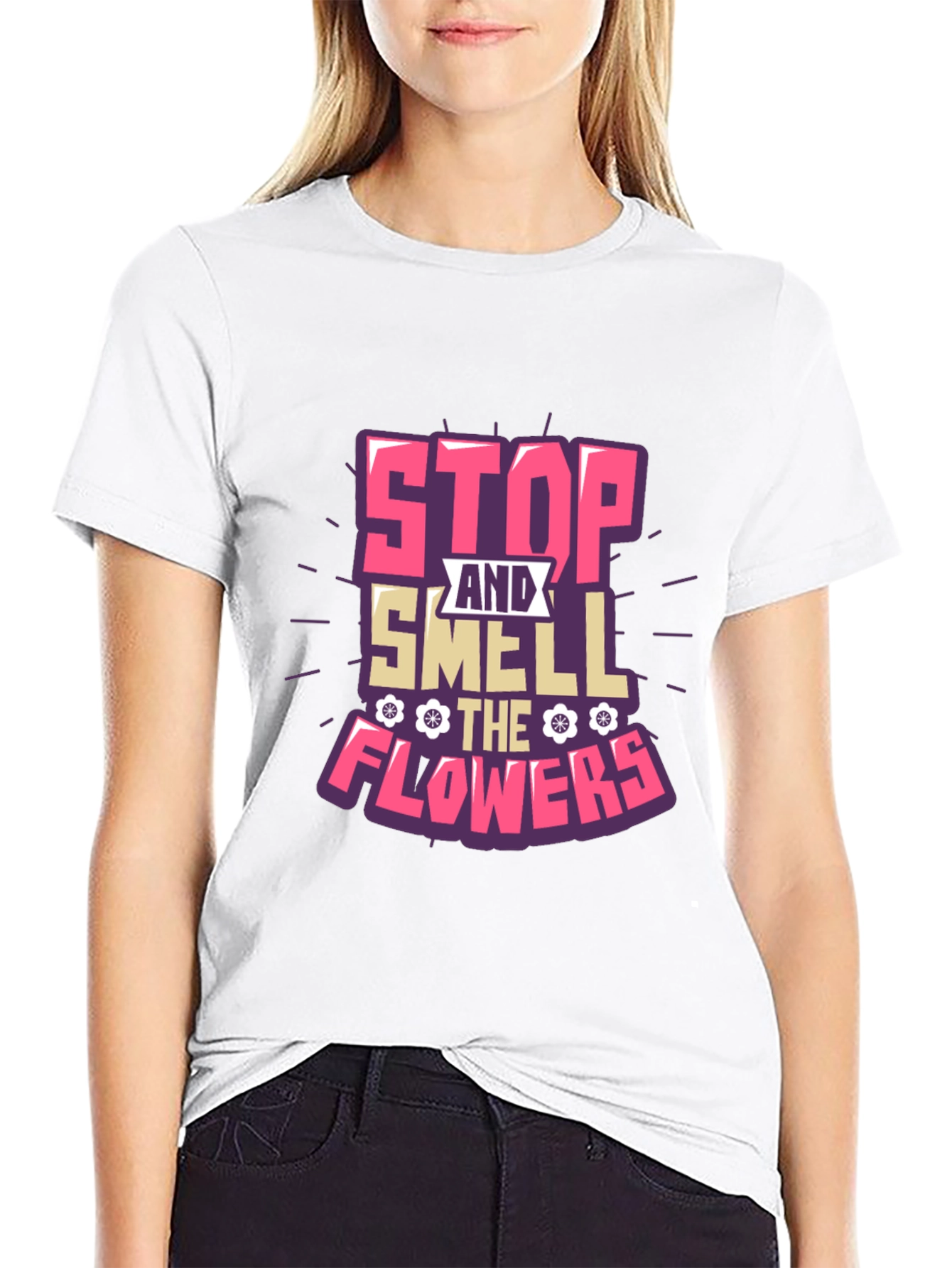 Stop and Smell the Flowers Graphic Tee