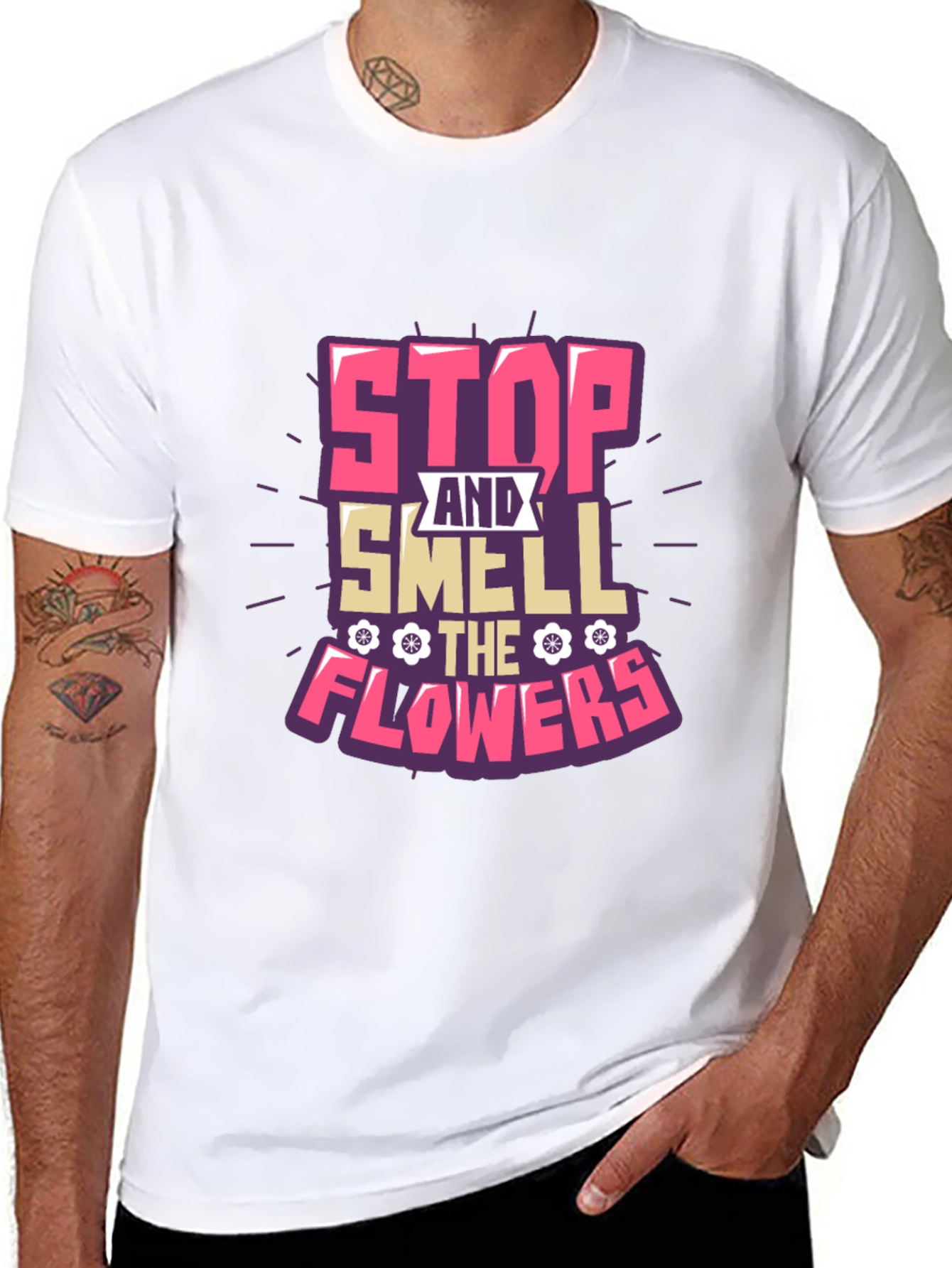 Stop and Smell the Flowers Graphic Tee