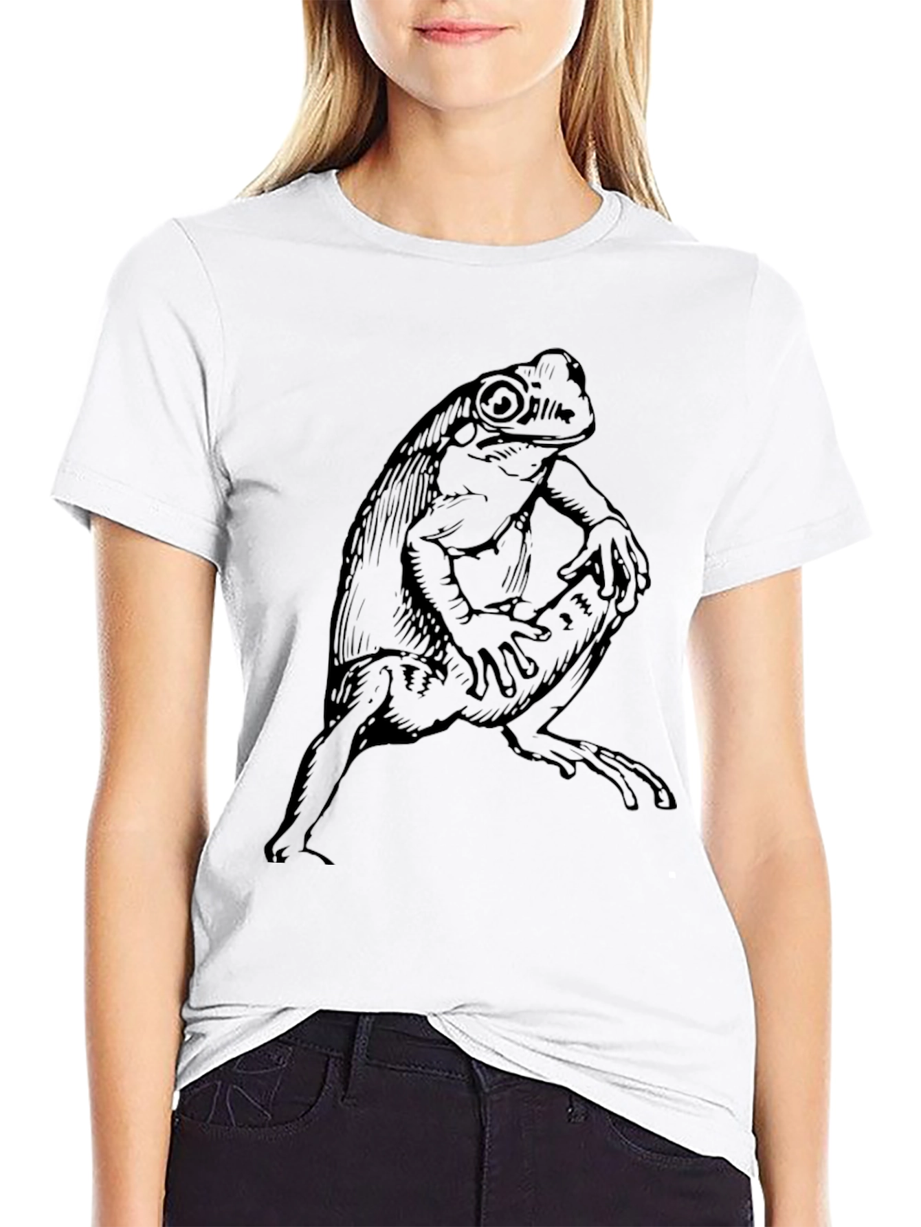 Frog Graphic Tee - Mens Black T-Shirt