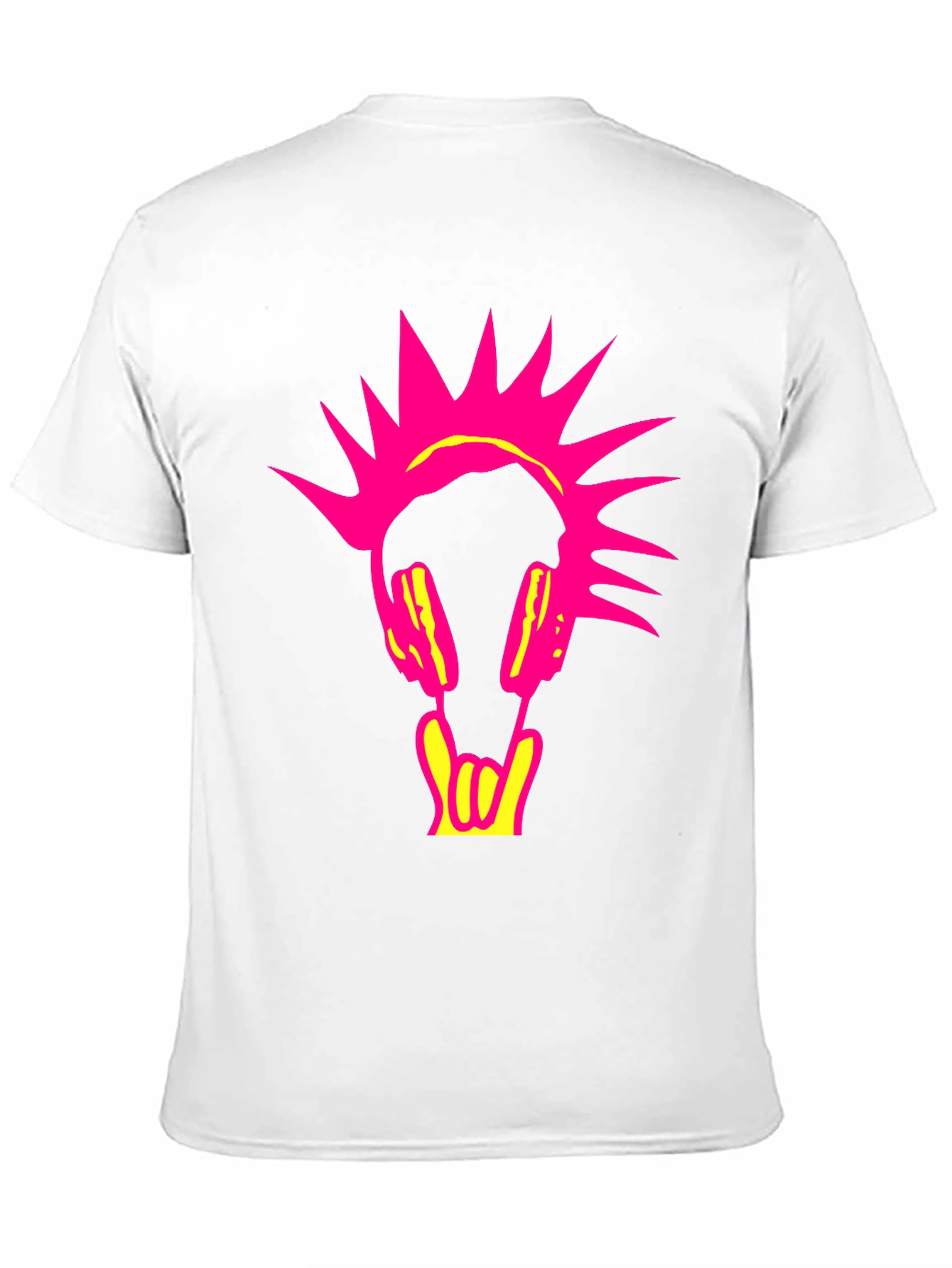 Punk Rock Headphone Graphic Tee