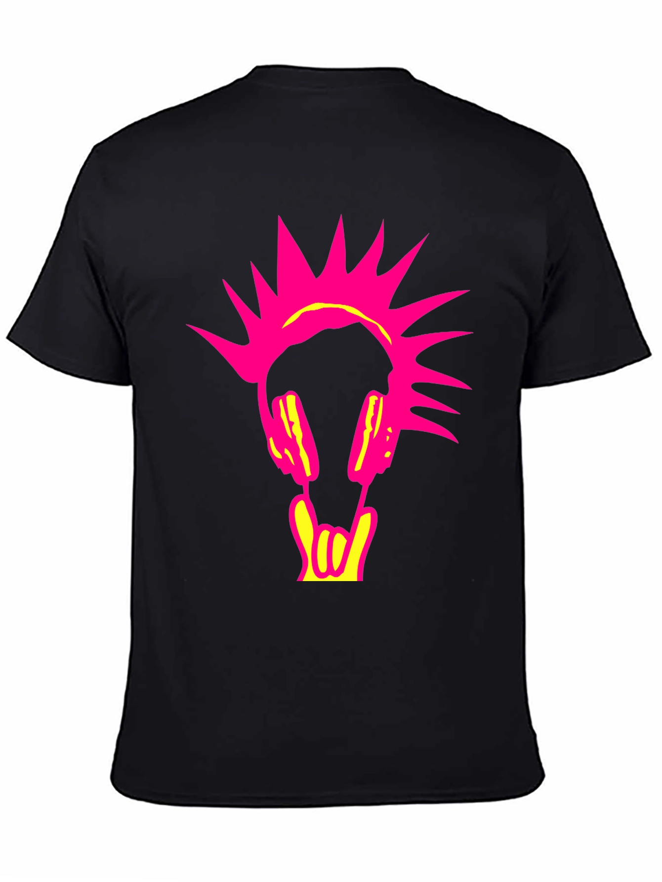 Punk Rock Headphone Graphic Tee