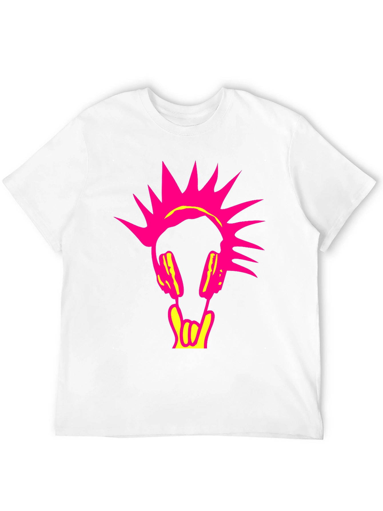 Punk Rock Headphone Graphic Tee