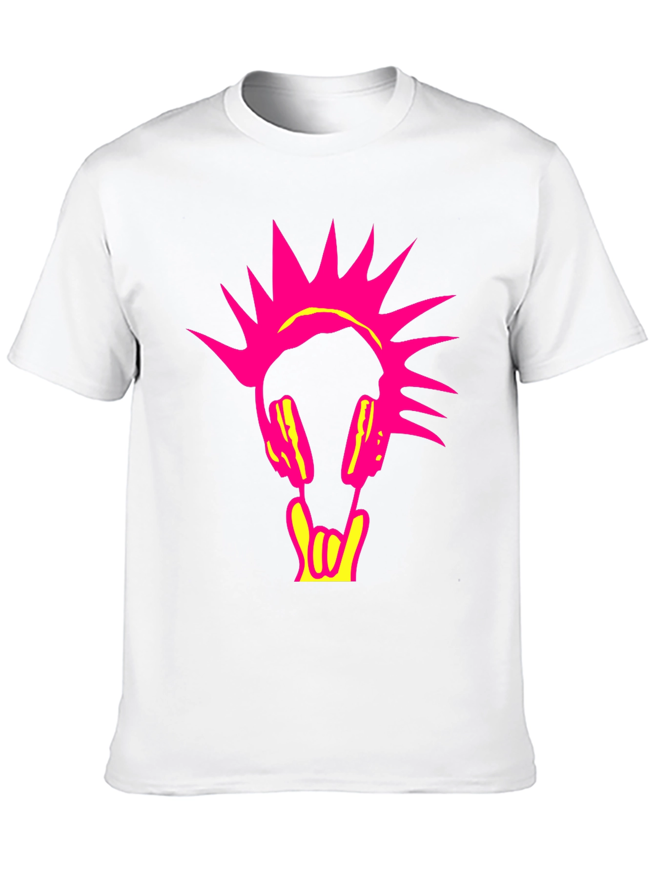Punk Rock Headphone Graphic Tee