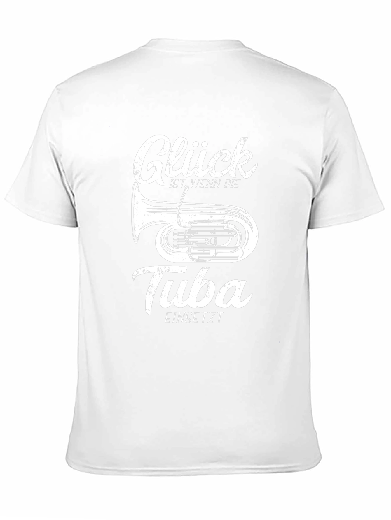 Glück Tuba T-Shirt - Musician Gift