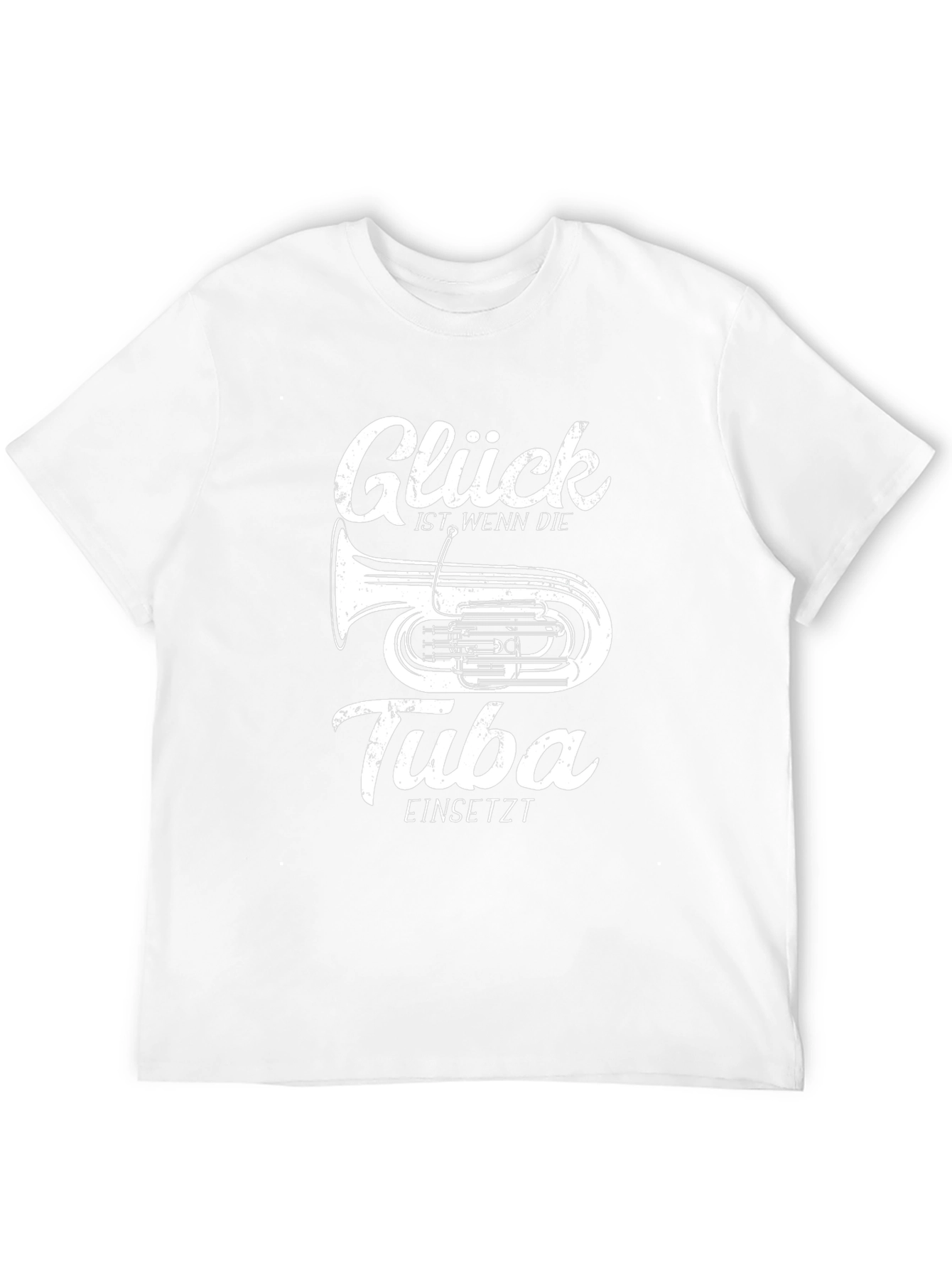 Glück Tuba T-Shirt - Musician Gift
