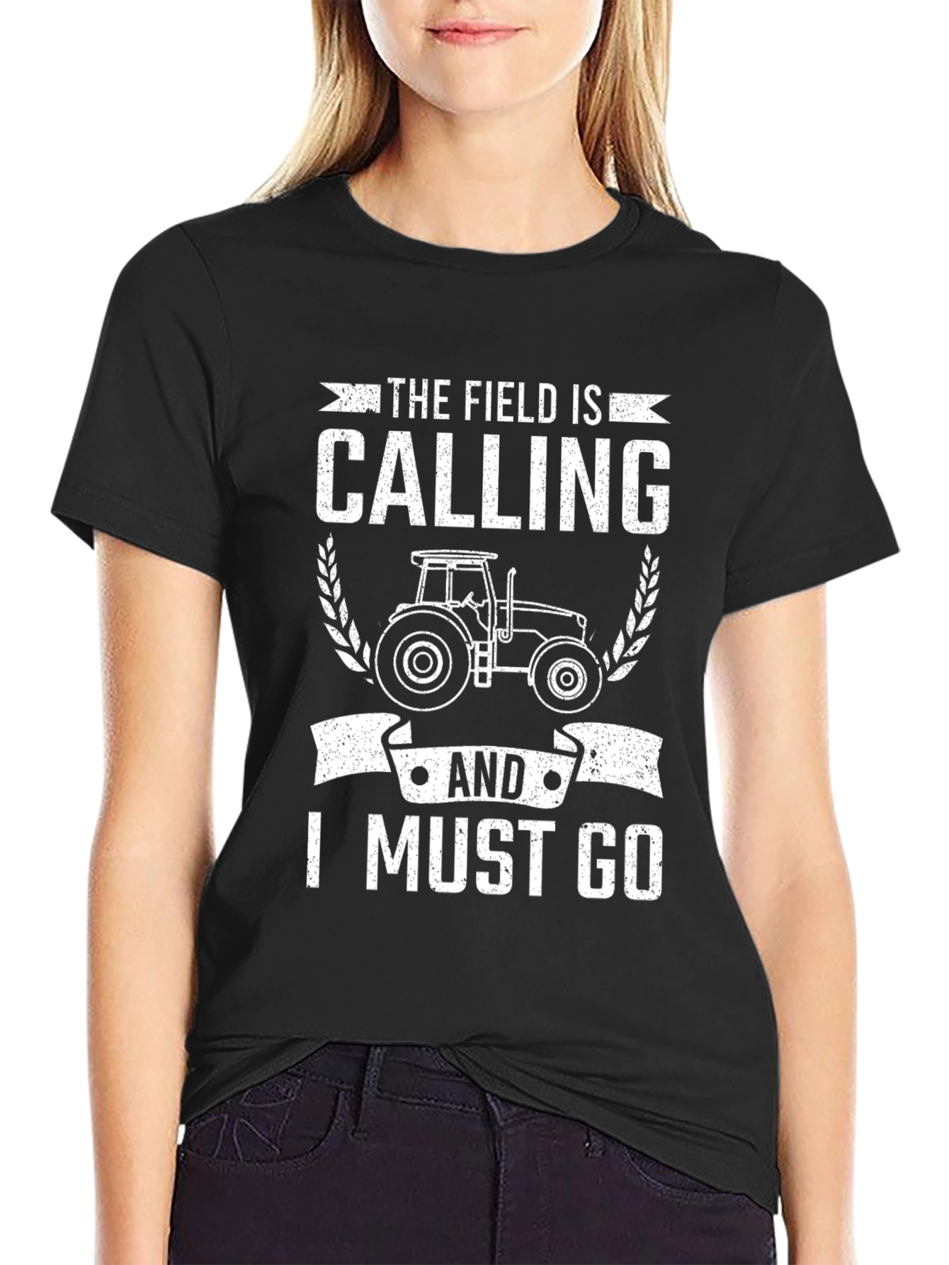 The Field is Calling Farmer Tee