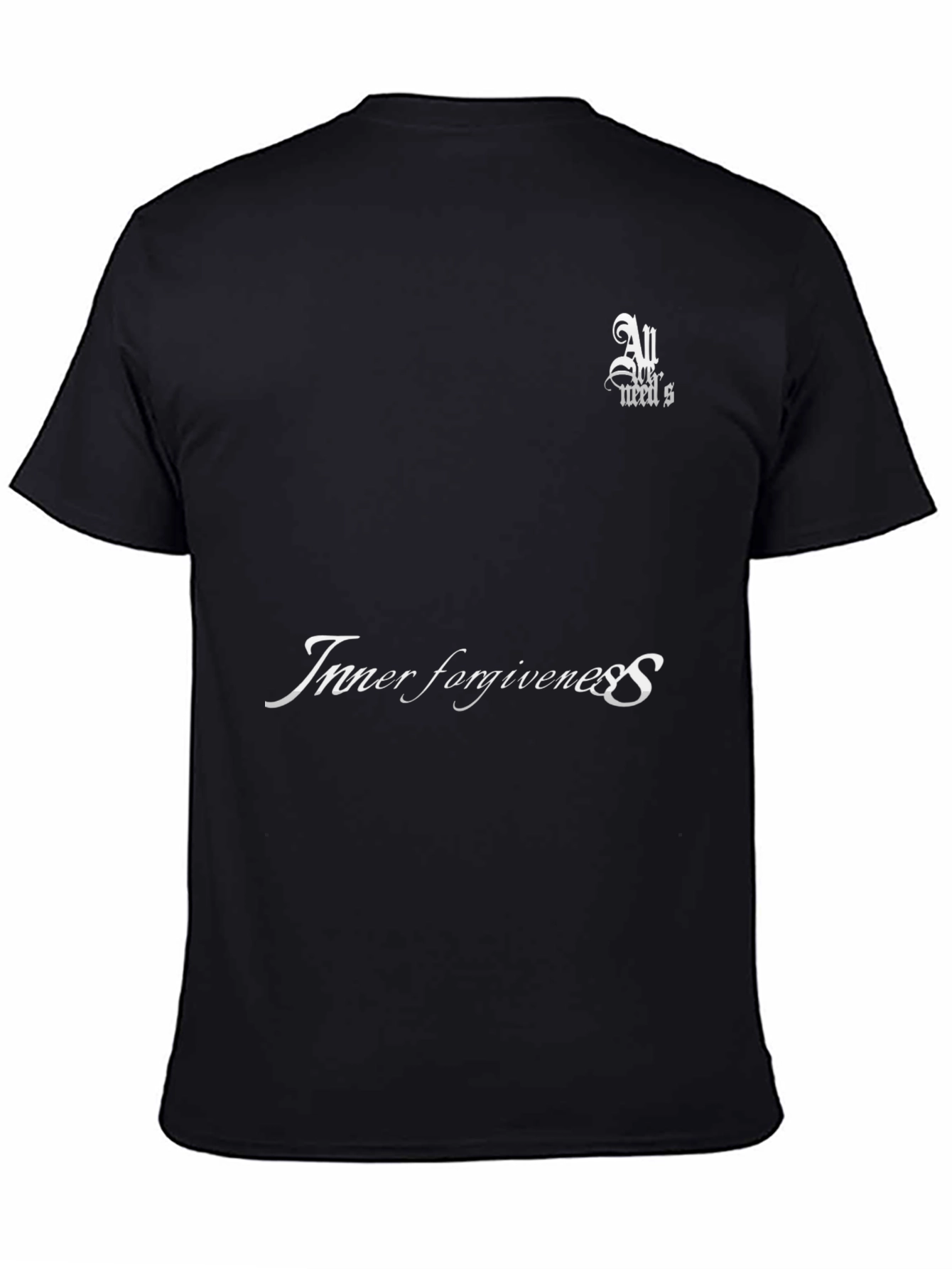 Inner Forgiveness Black Graphic T-Shirt