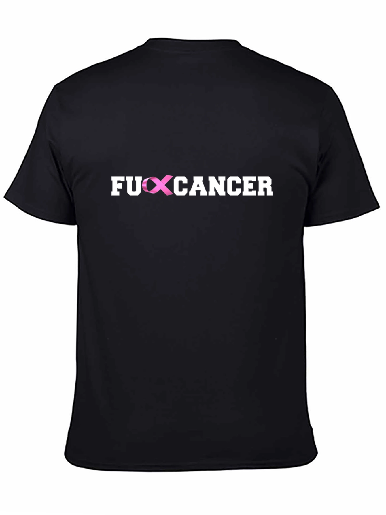 F Cancer Ribbon T-Shirt - Fight Breast Cancer Awareness