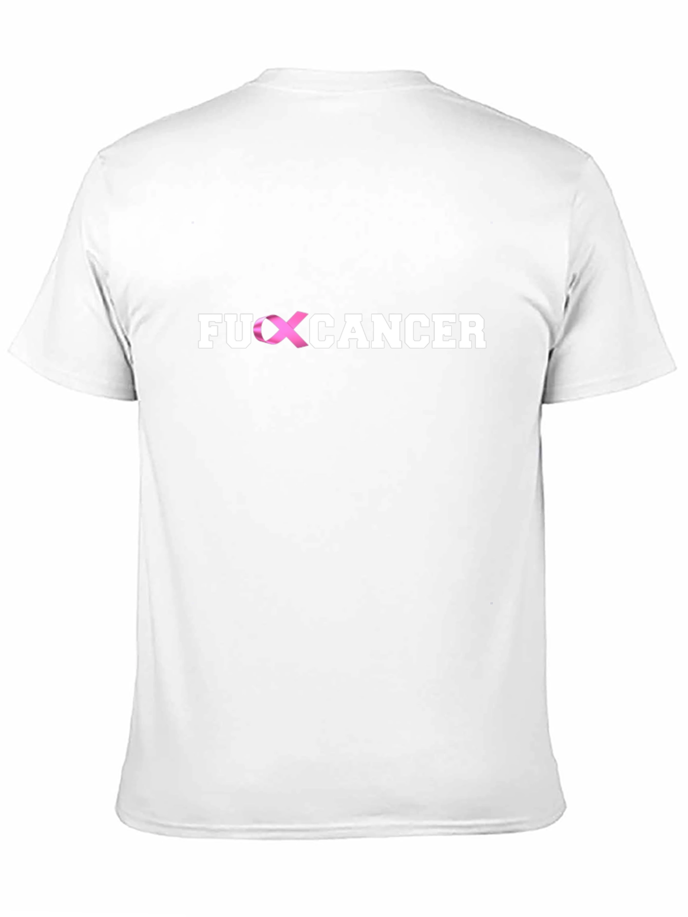 F Cancer Ribbon T-Shirt - Fight Breast Cancer Awareness