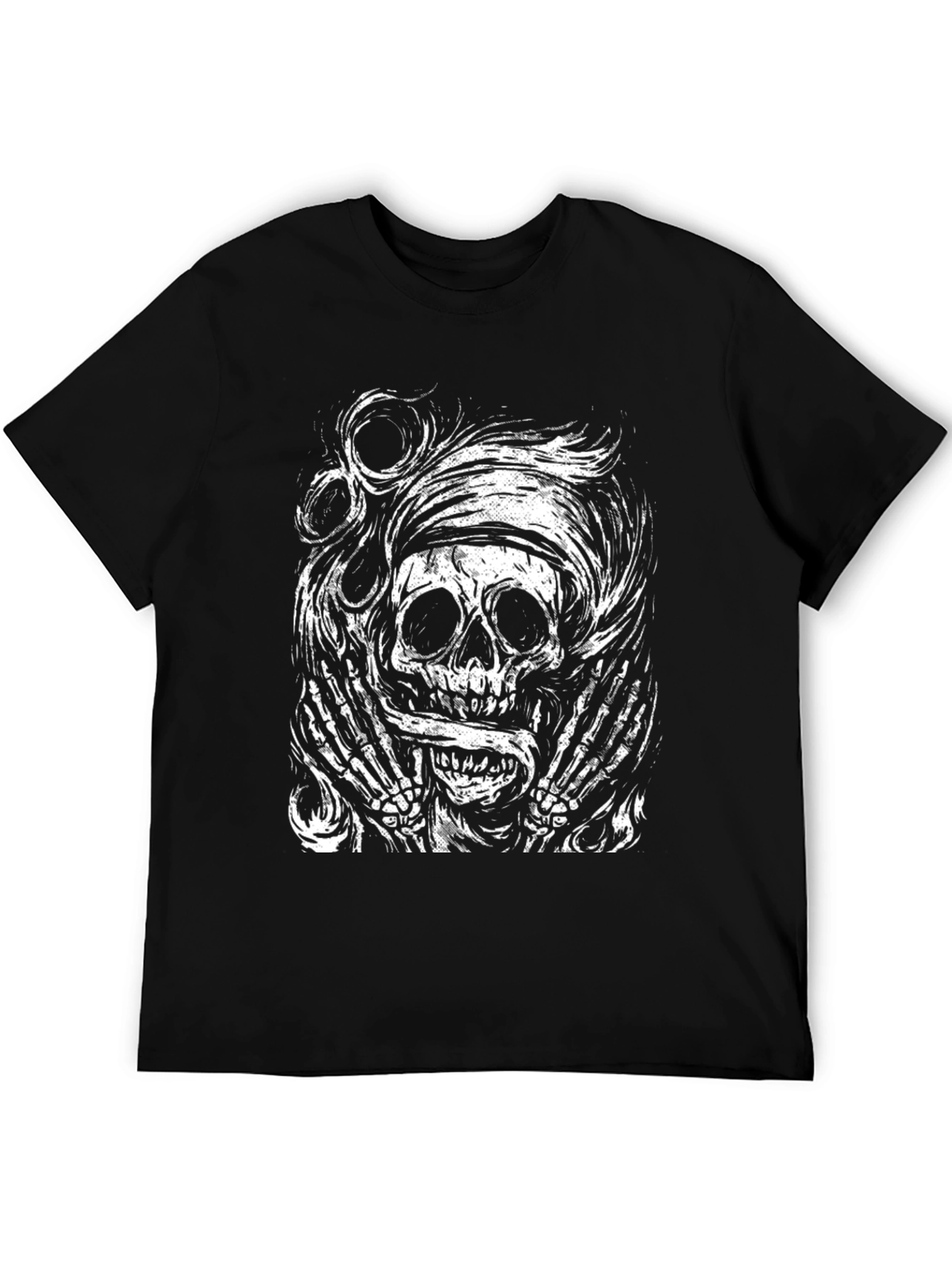 Skull Graphic T-Shirt - Edgy & Unique Design