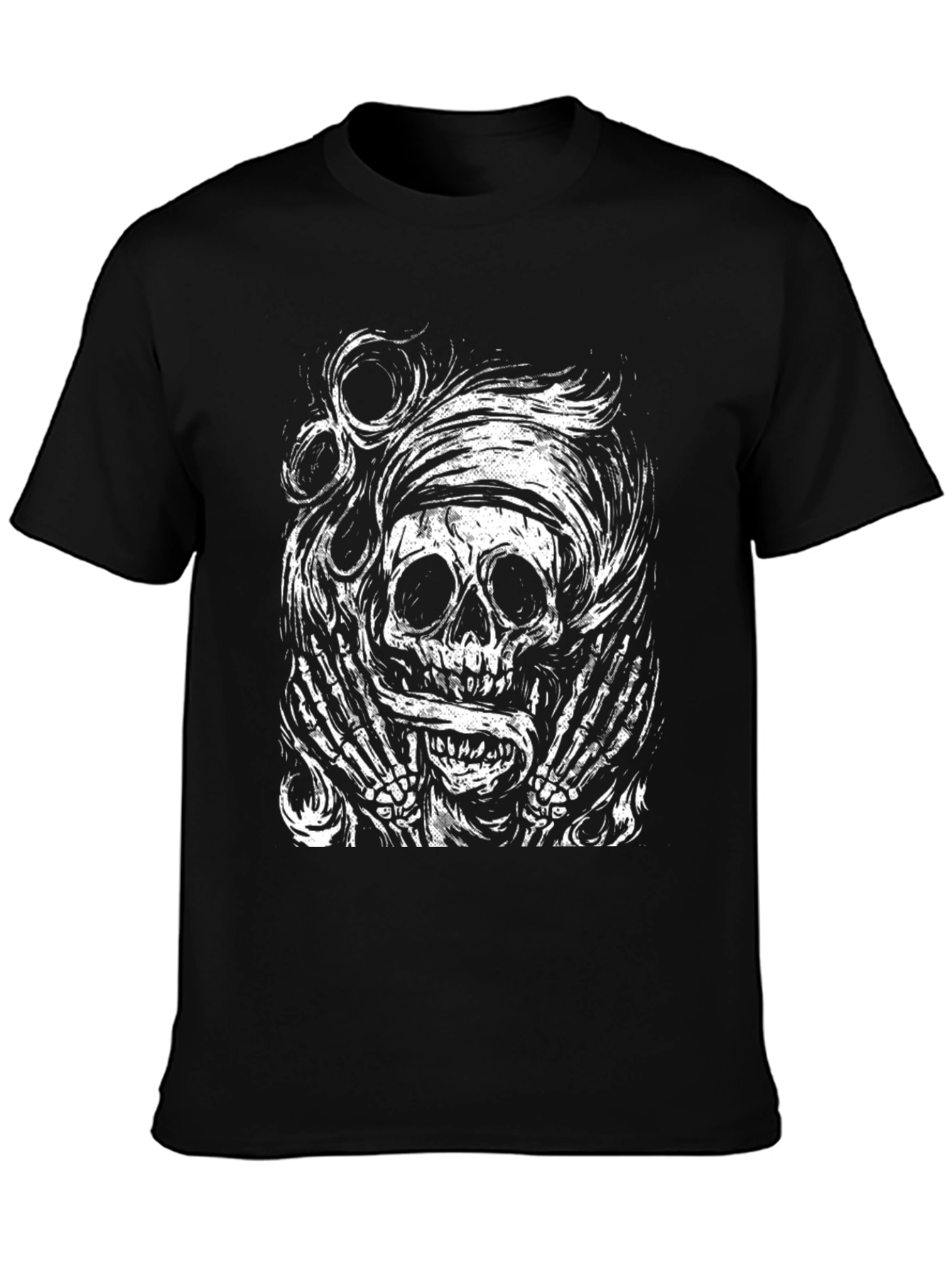 Skull Graphic T-Shirt - Edgy & Unique Design