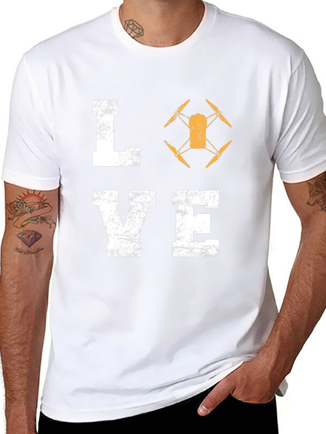 Drone Love Graphic T-Shirt