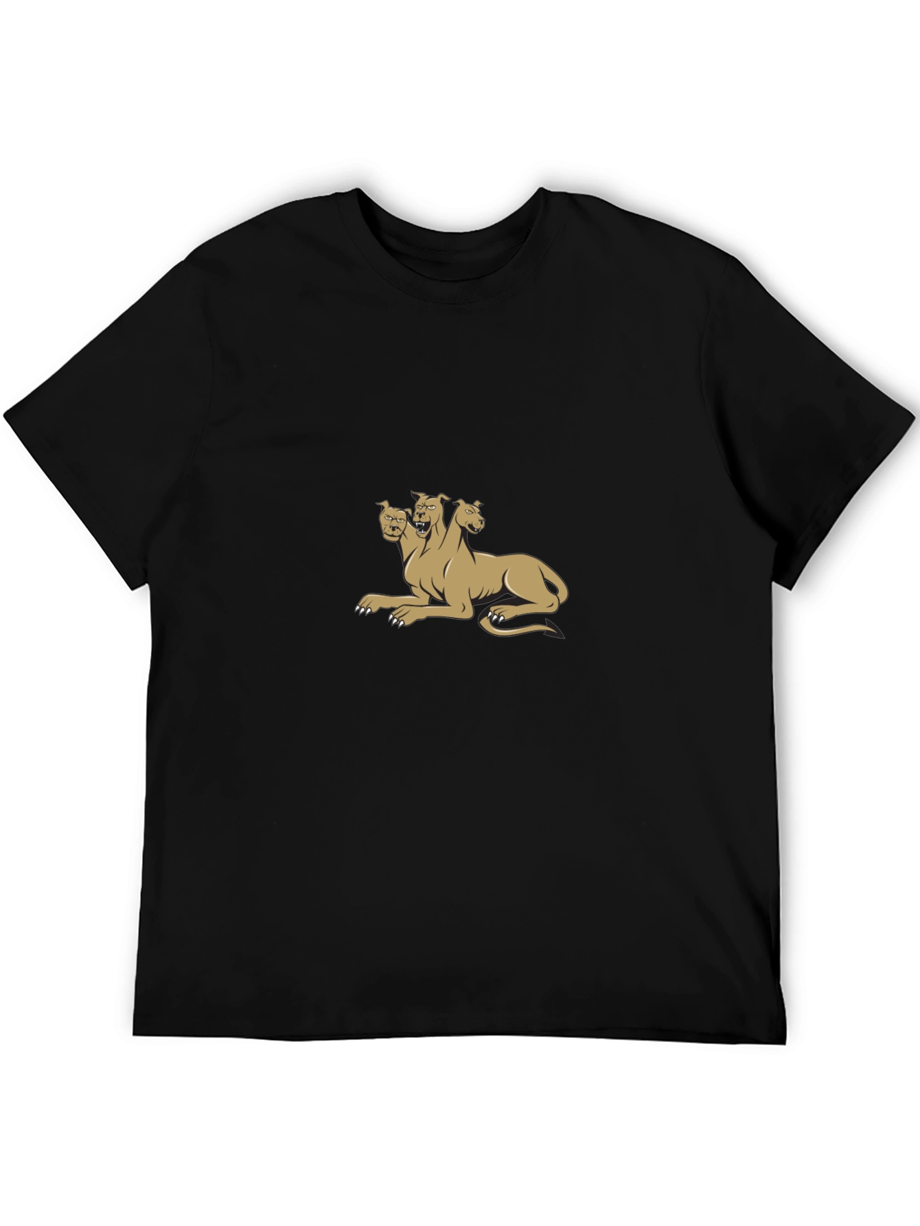 Cerberus Graphic Tee - Black Cotton Blend
