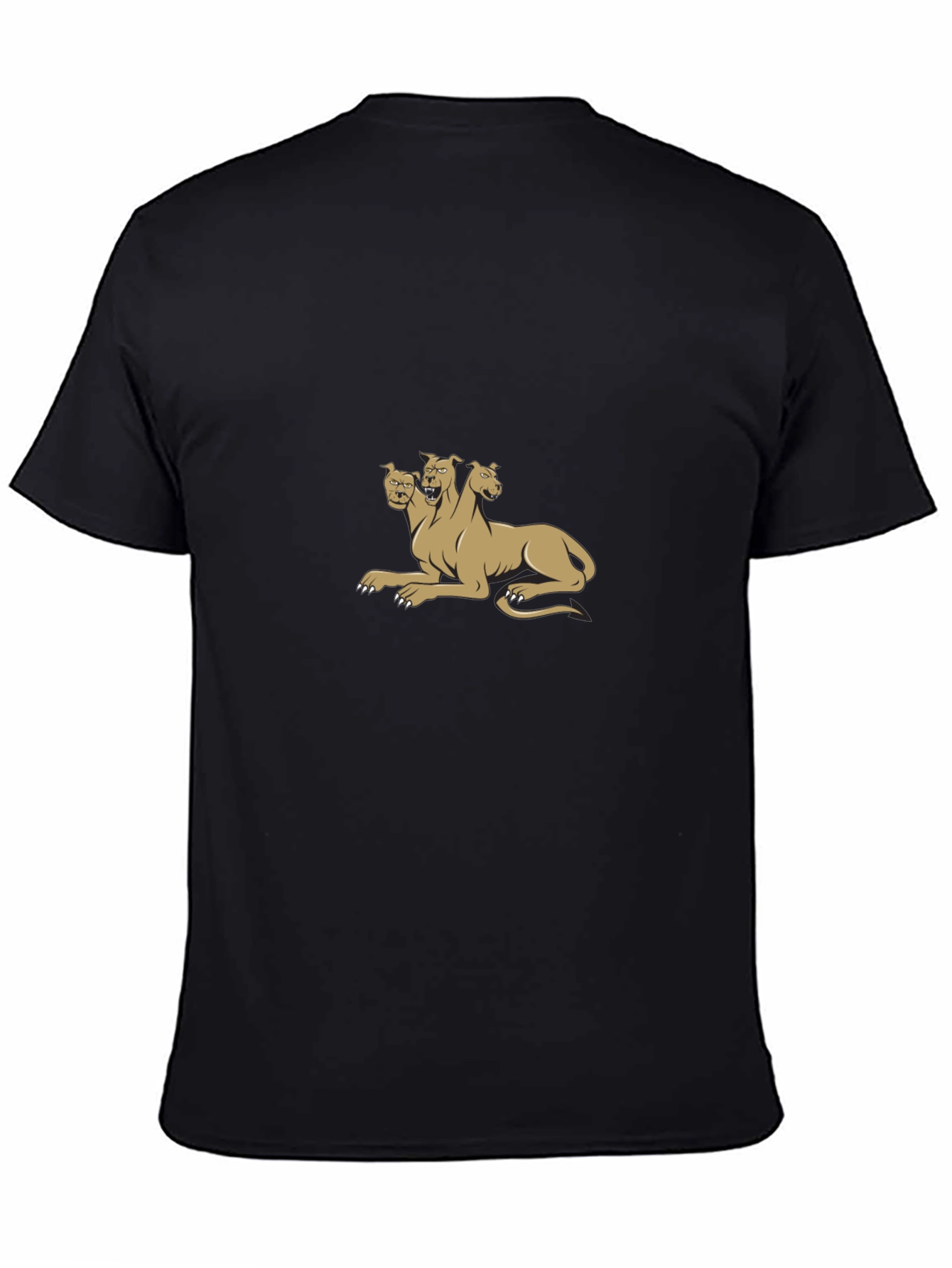 Cerberus Graphic Tee - Black Cotton Blend
