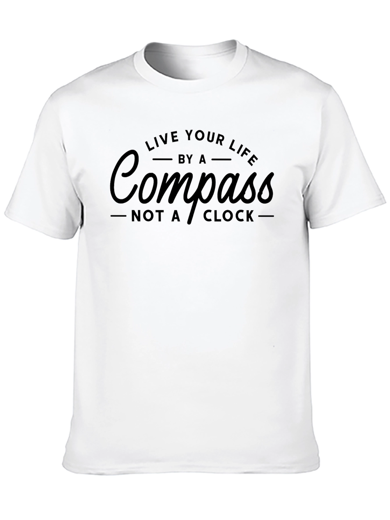 Compass Graphic Black T-Shirt