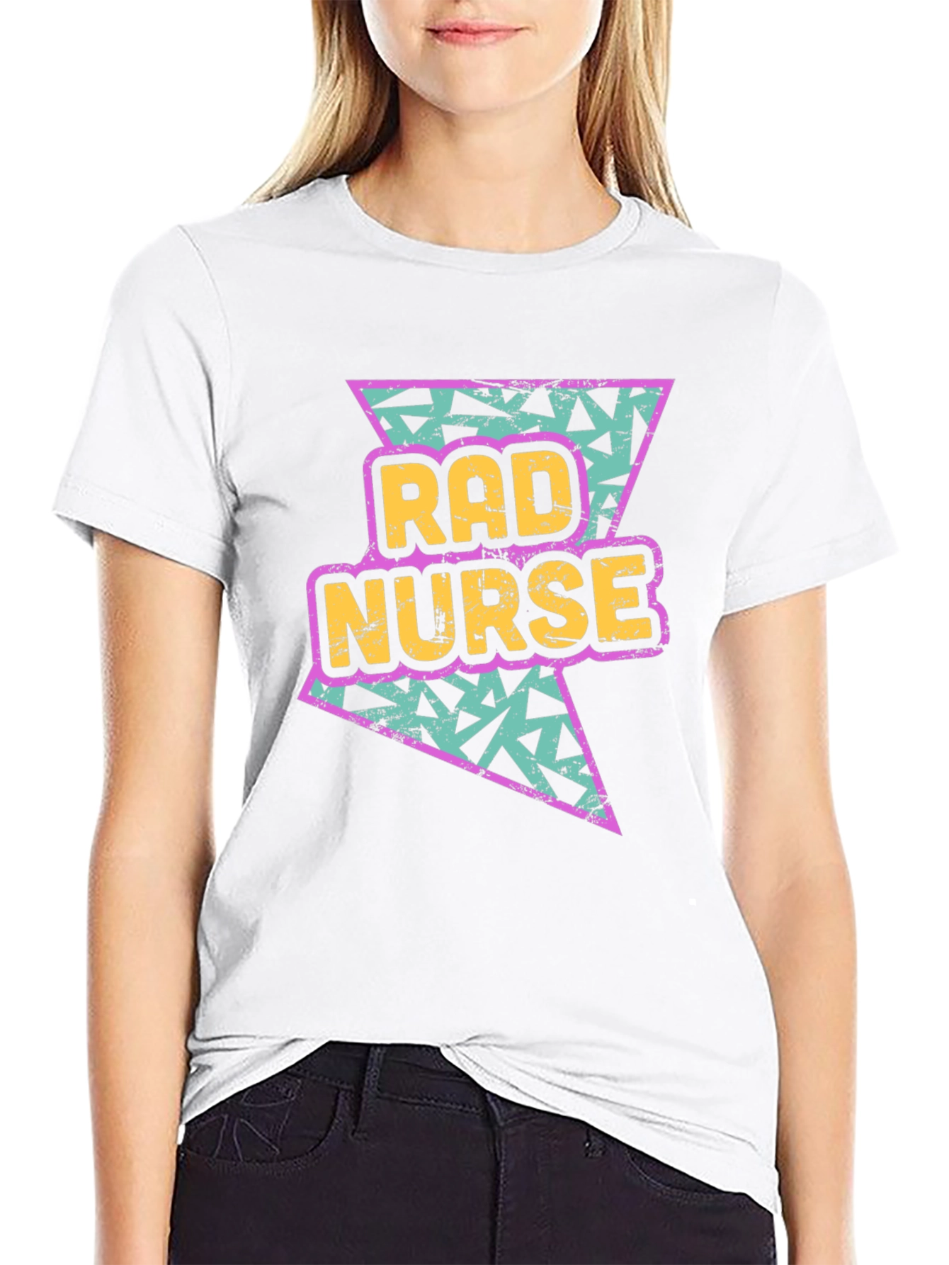 Rad Nurse T-Shirt - Retro 90s Style Graphic Tee