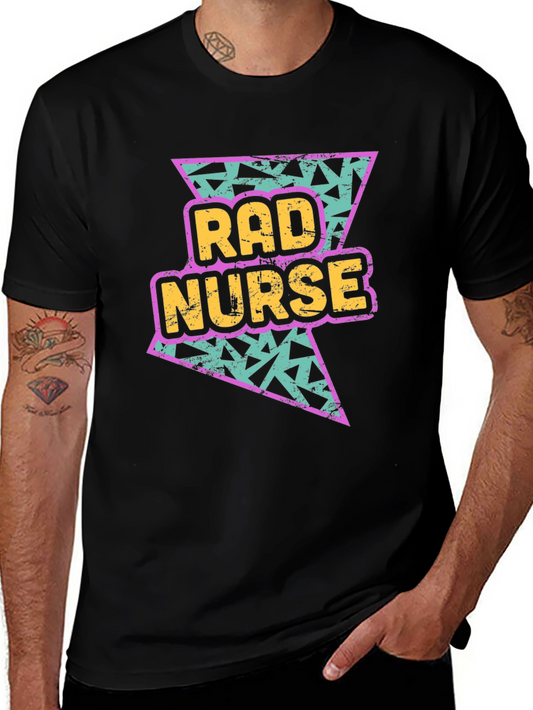Rad Nurse T-Shirt - Retro 90s Style Graphic Tee