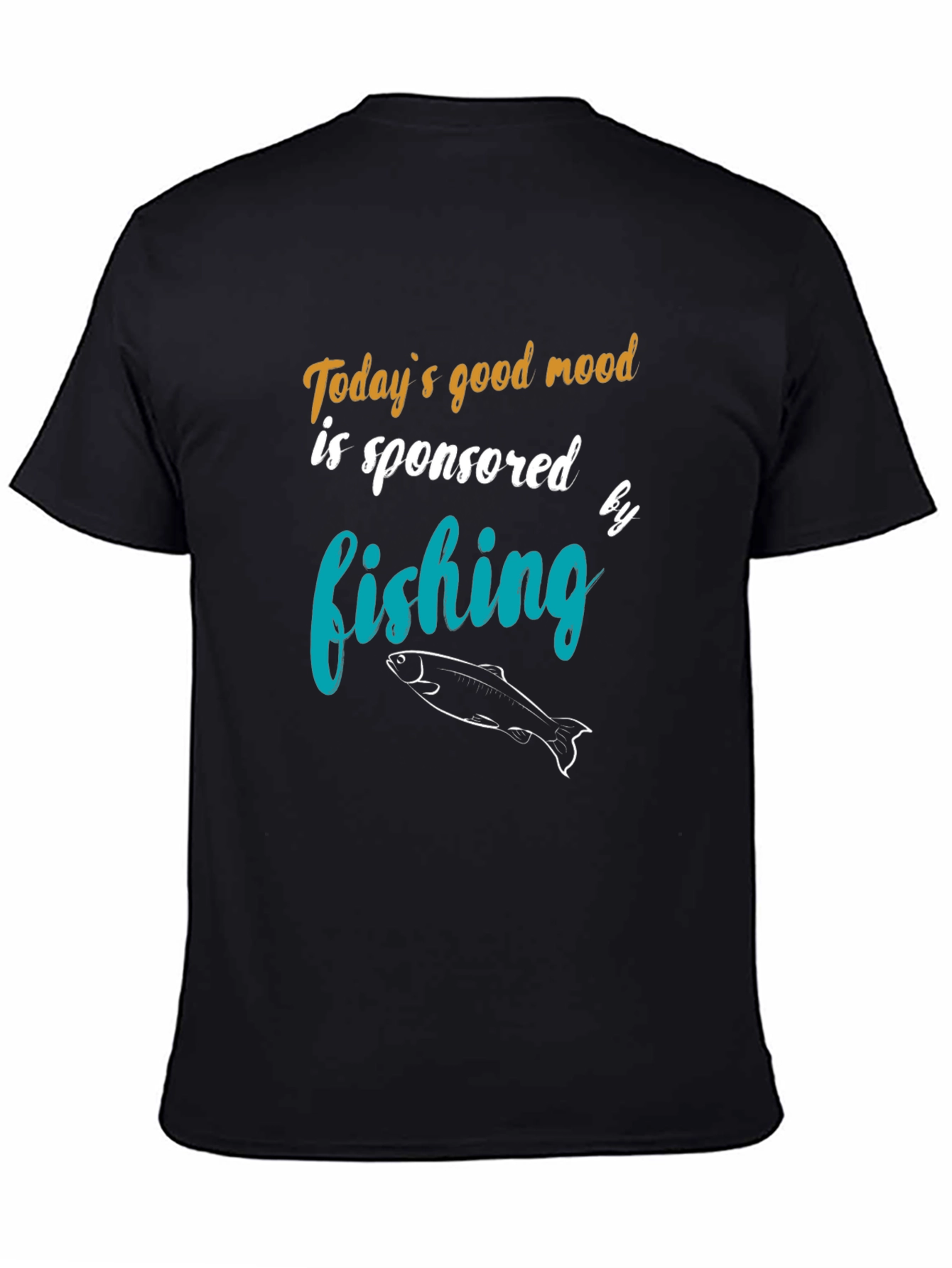 Fishing Sponsored T-Shirt - Mens Crew Neck Tee
