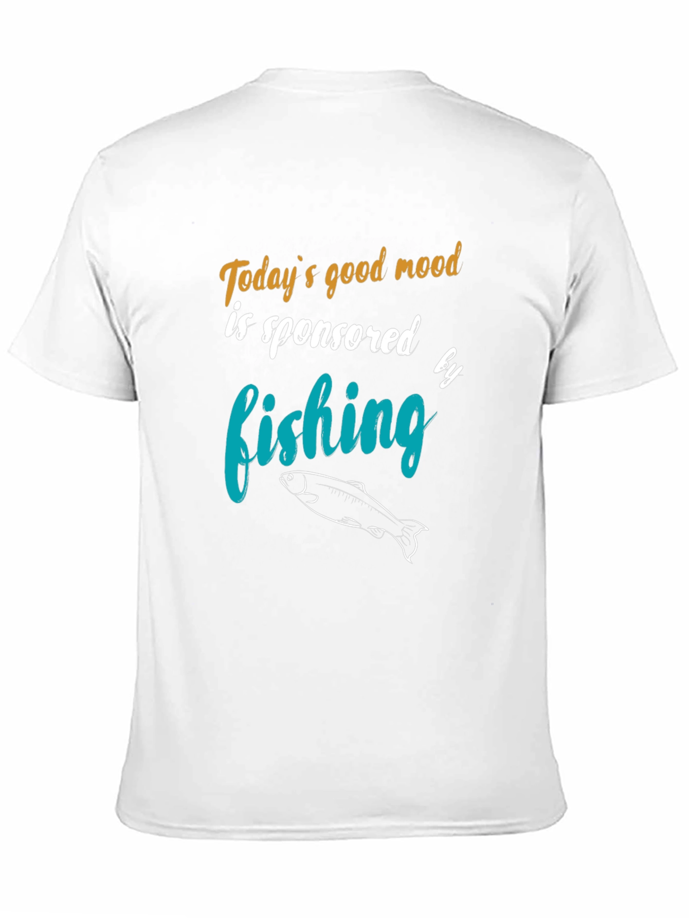 Fishing Sponsored T-Shirt - Mens Crew Neck Tee
