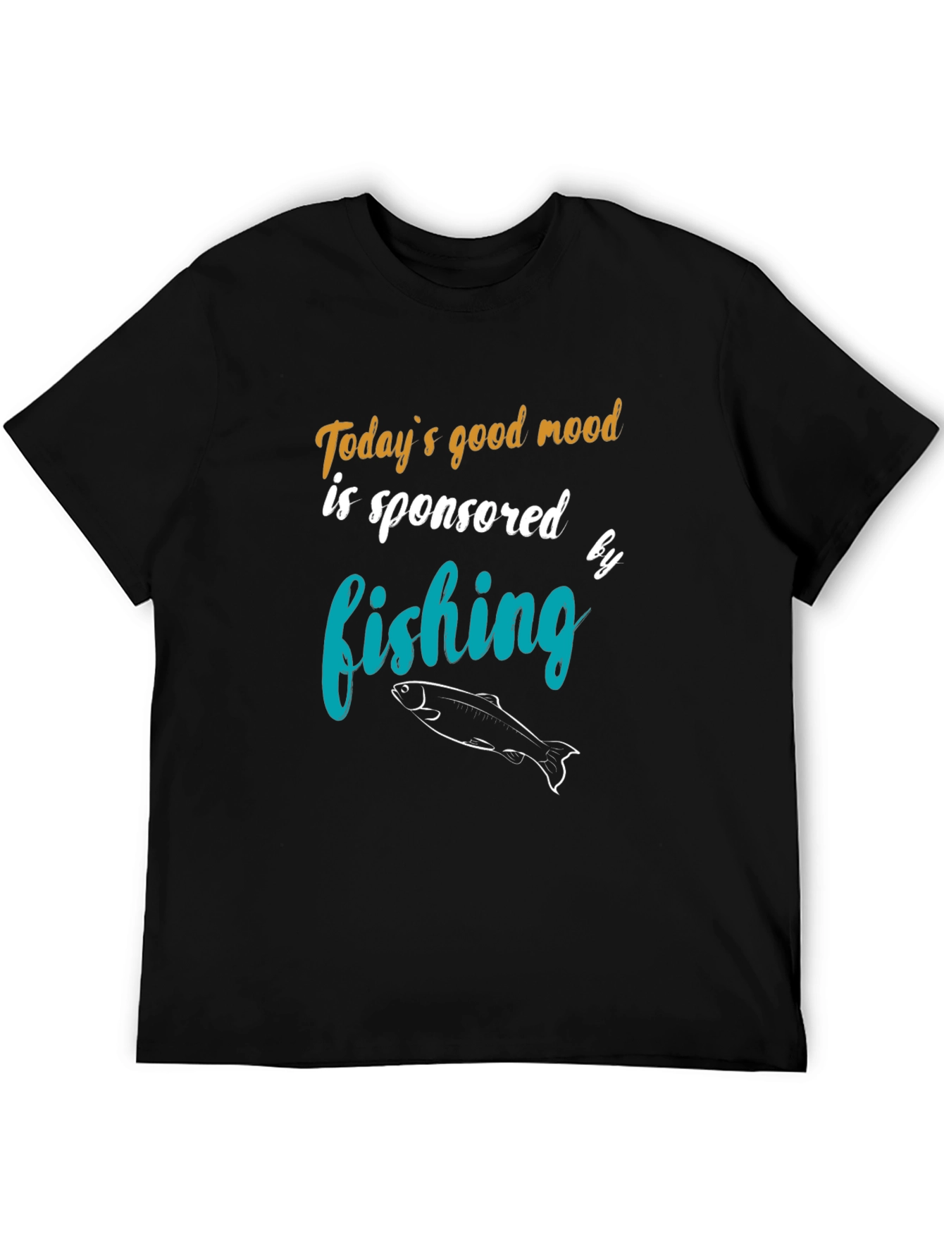 Fishing Sponsored T-Shirt - Mens Crew Neck Tee