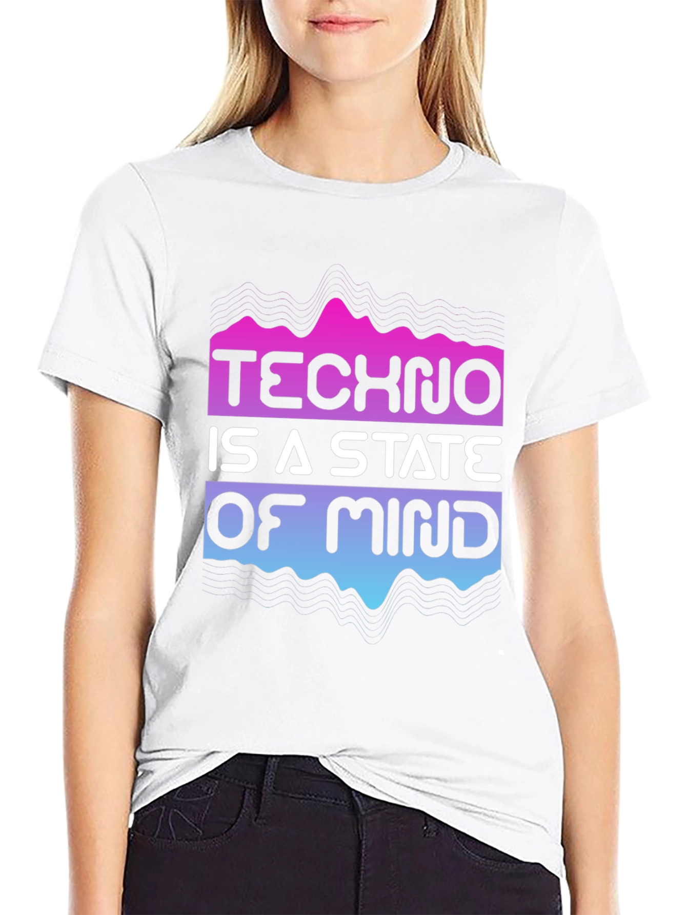 Techno State of Mind Graphic Tee - Black