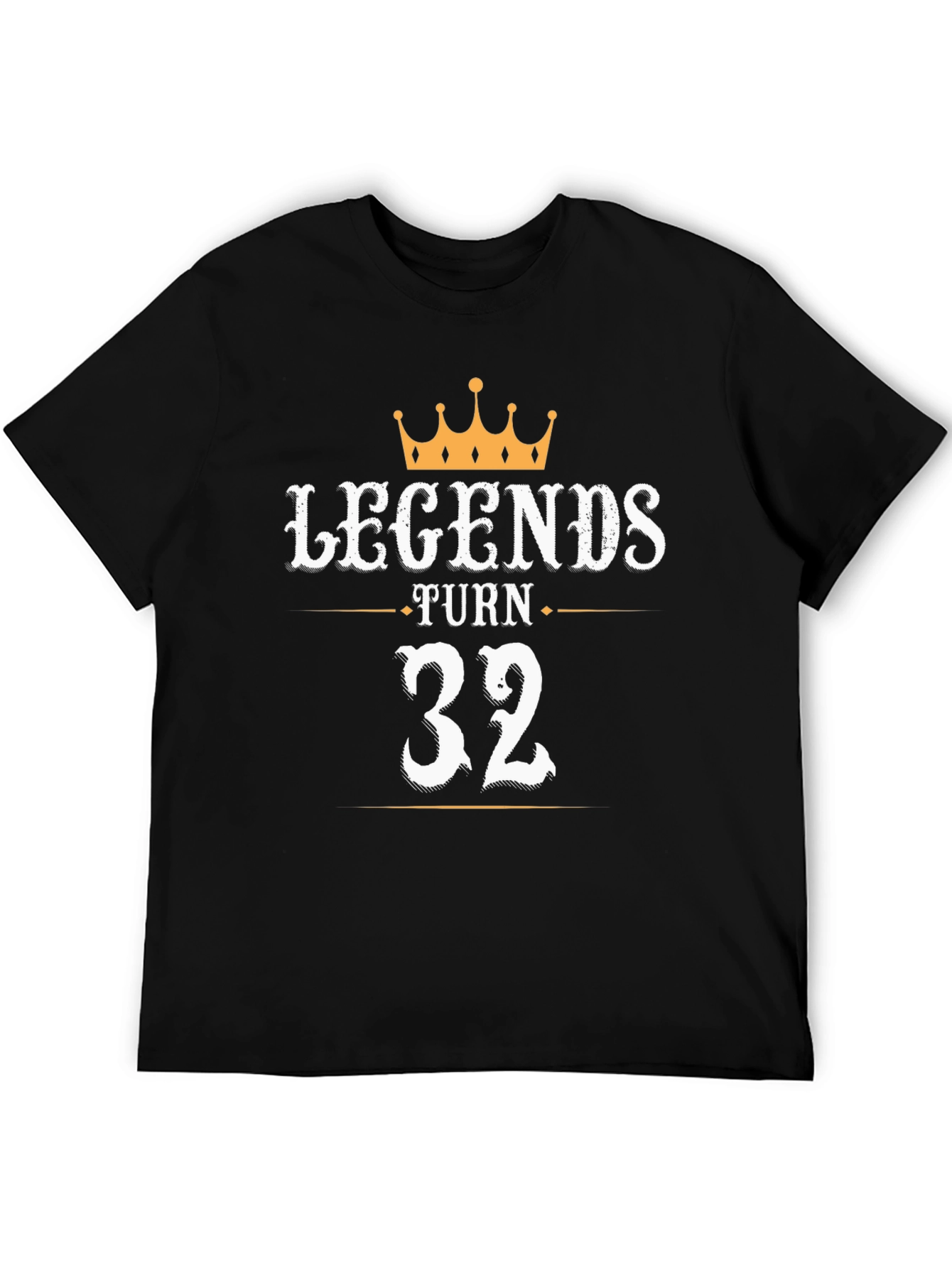 Legends Turn 32 Black Graphic Tee
