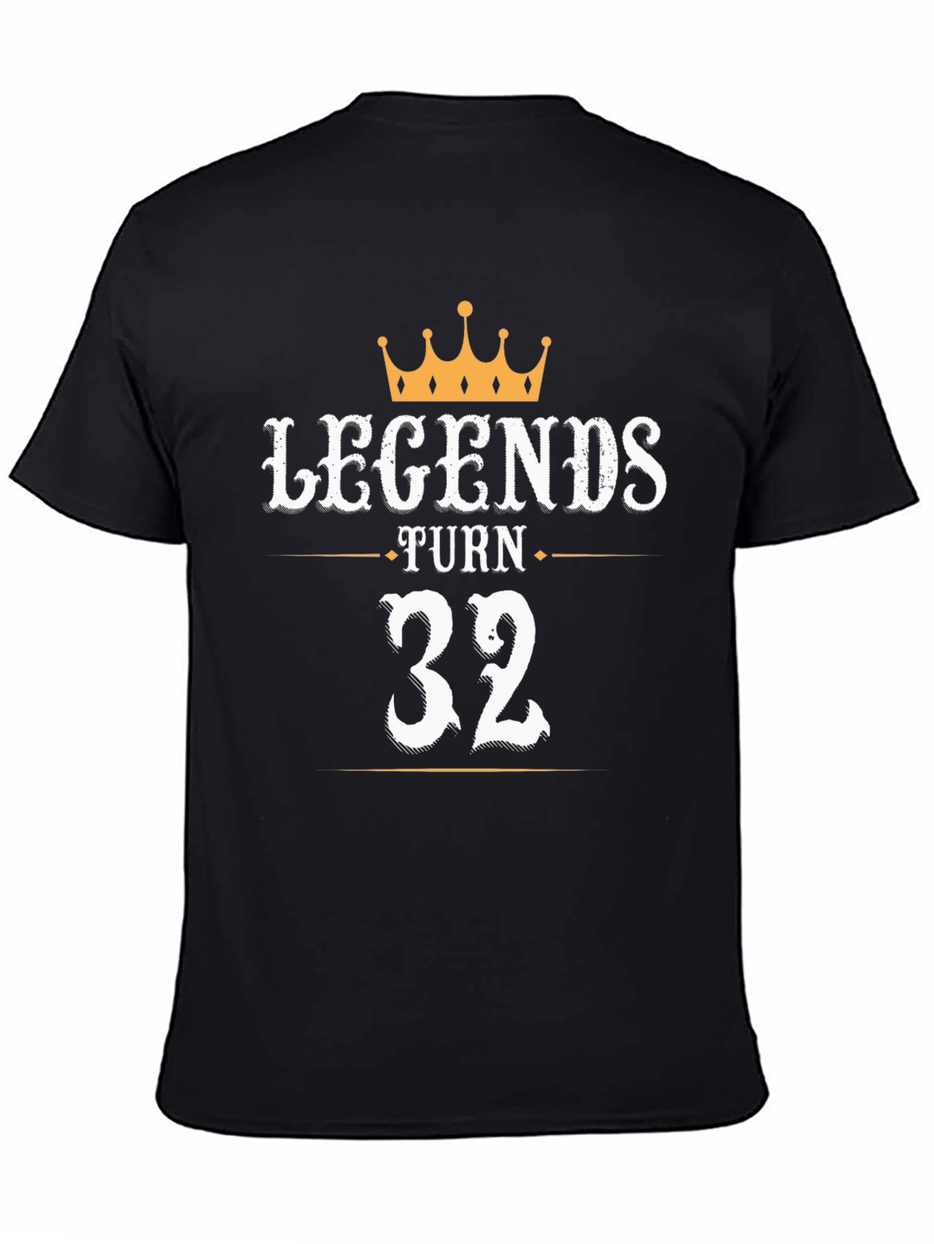 Legends Turn 32 Black Graphic Tee