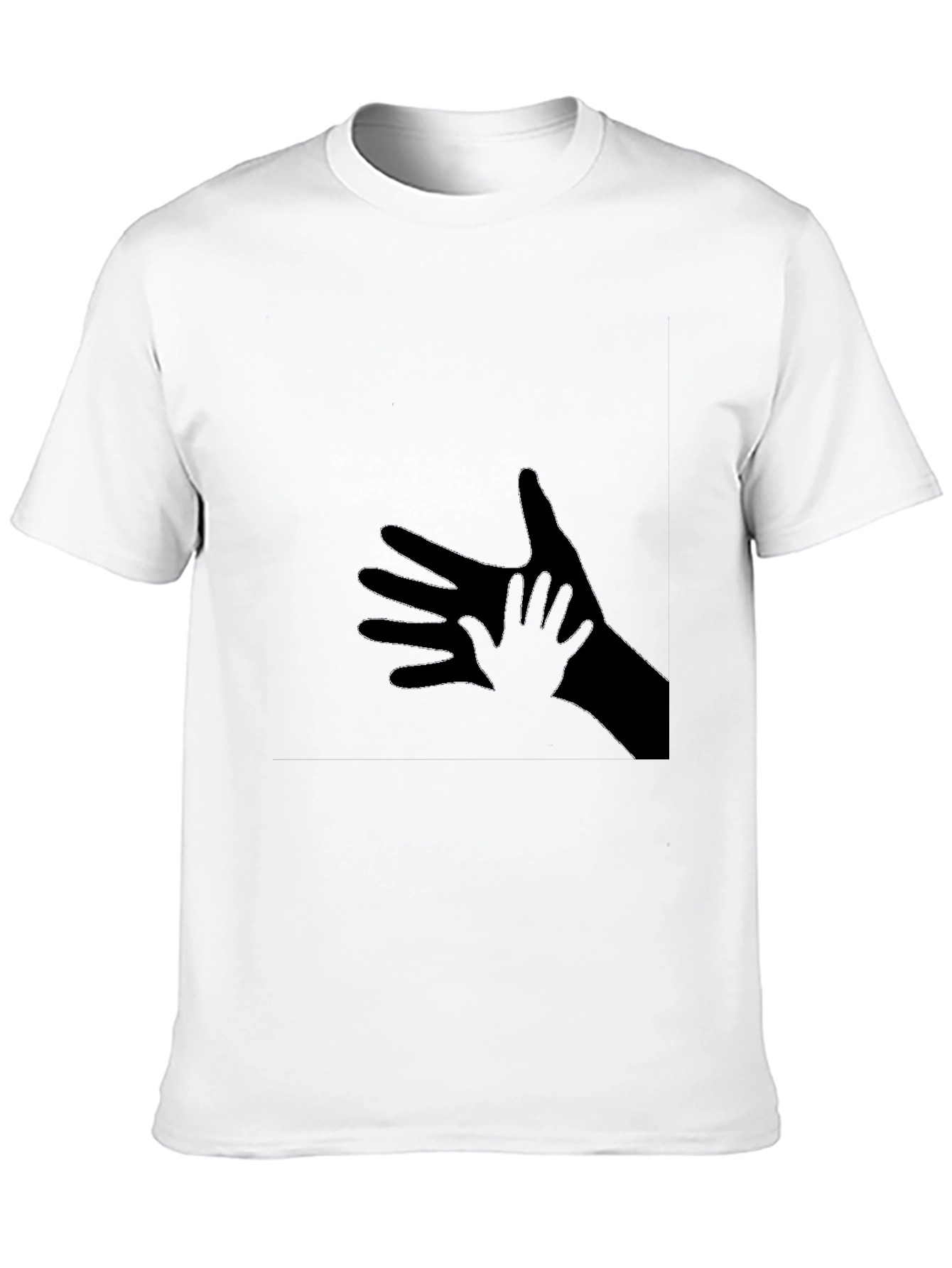 Shadow Hands Graphic T-Shirt - Unisex Black Tee
