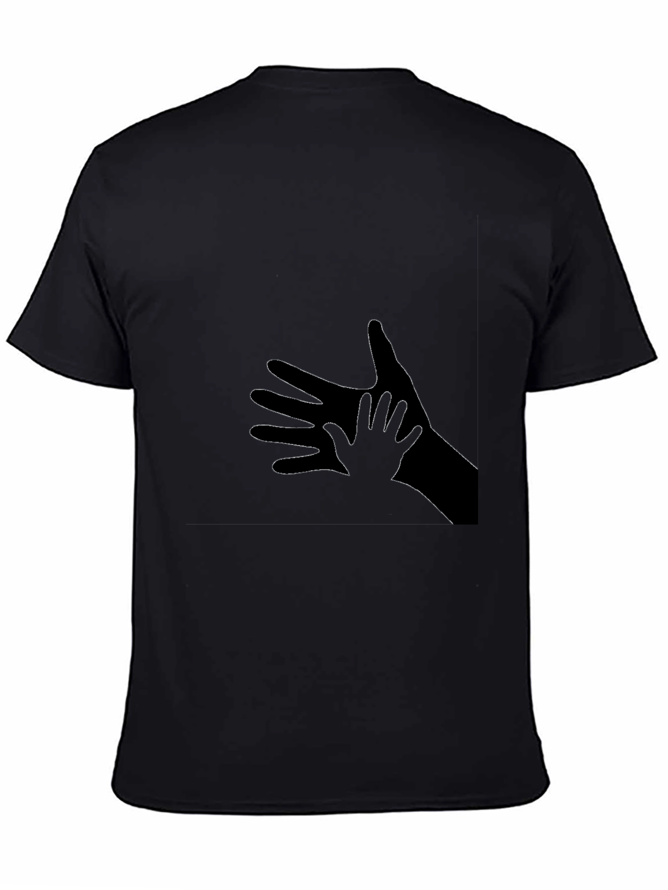 Shadow Hands Graphic T-Shirt - Unisex Black Tee