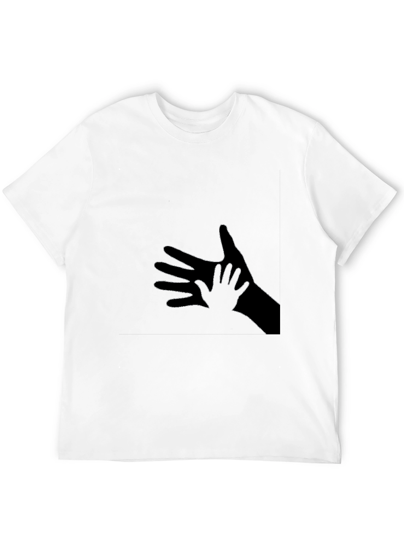 Shadow Hands Graphic T-Shirt - Unisex Black Tee