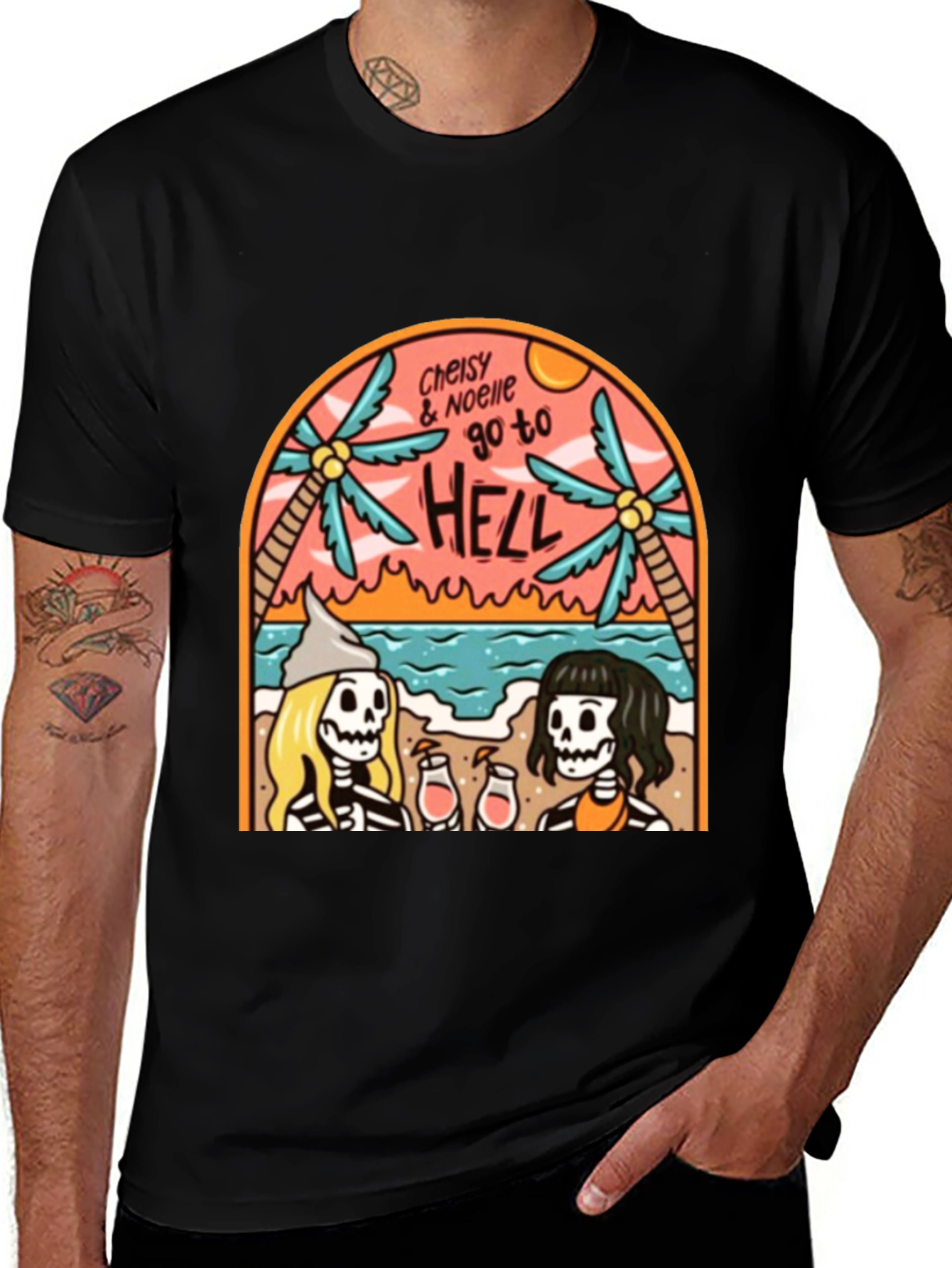 Cheisy & Noelle Go To Hell T-Shirt