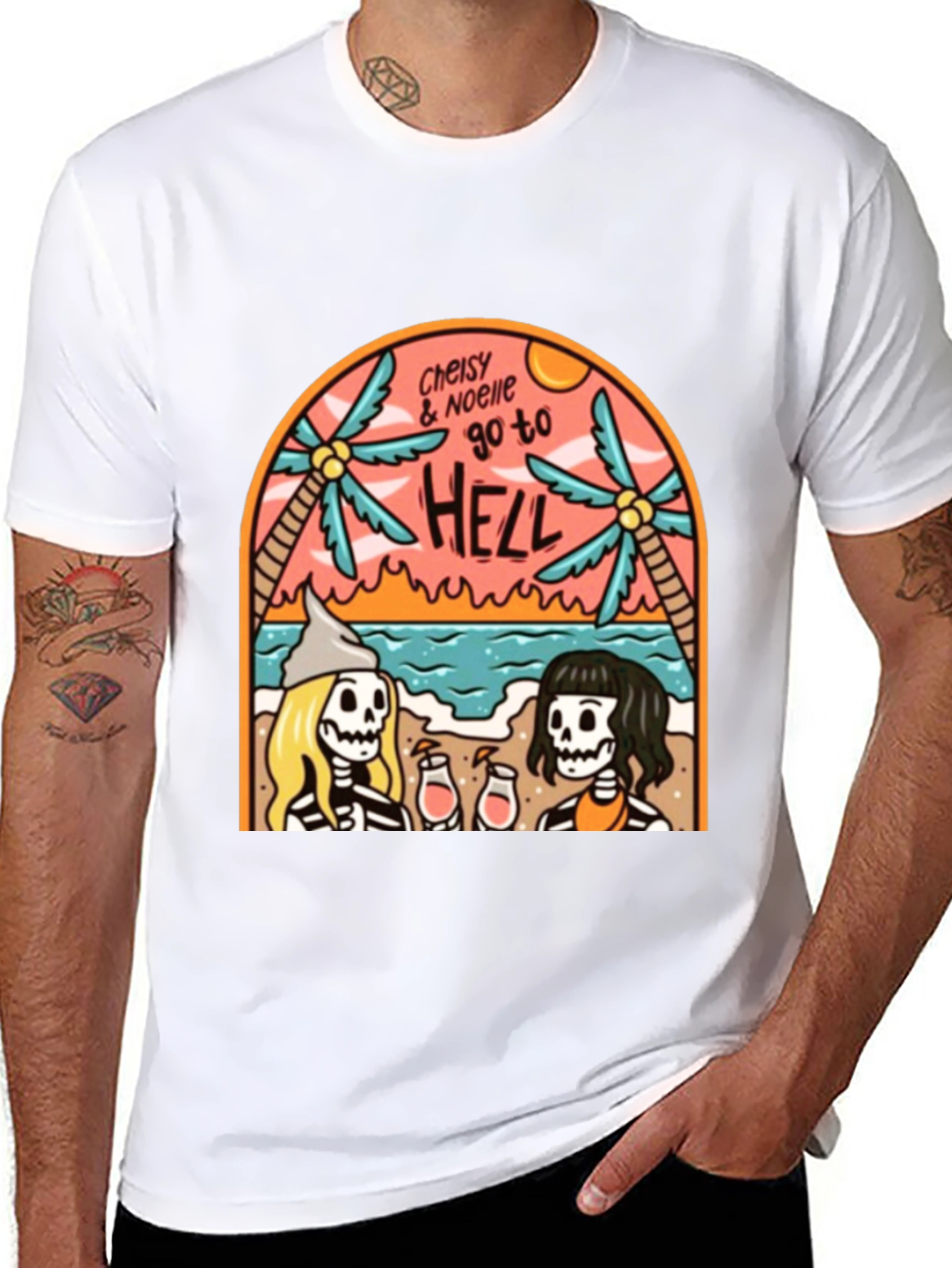 Cheisy & Noelle Go To Hell T-Shirt