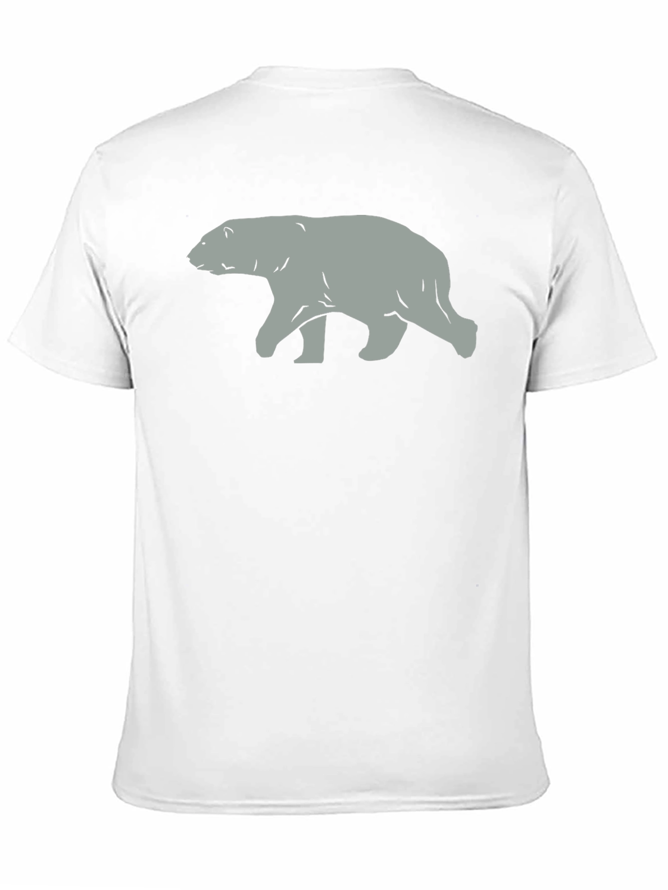 Polar Bear Graphic Tee - Classic Black Cotton T-Shirt