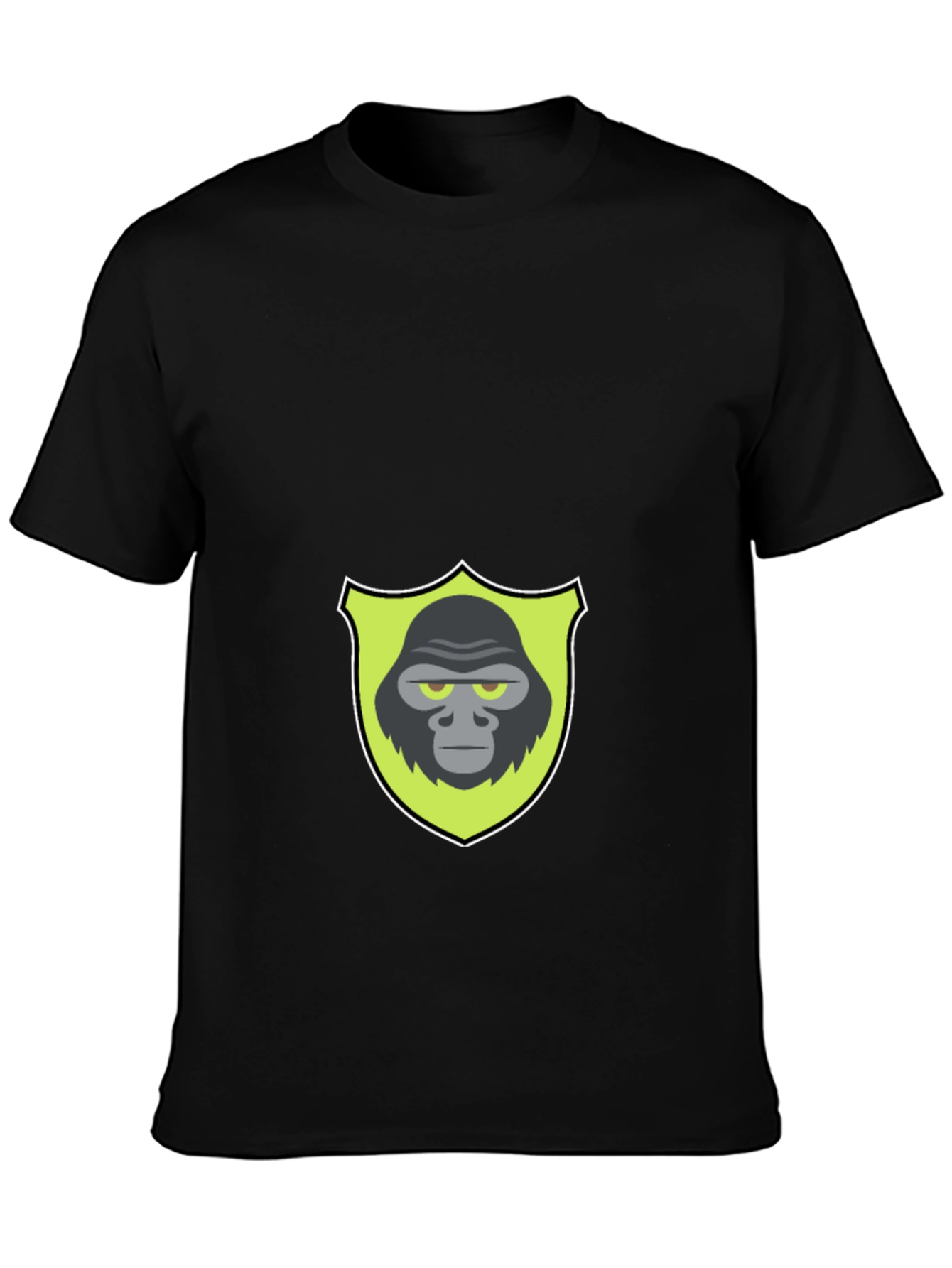 Gorilla Shield Graphic Black T-Shirt
