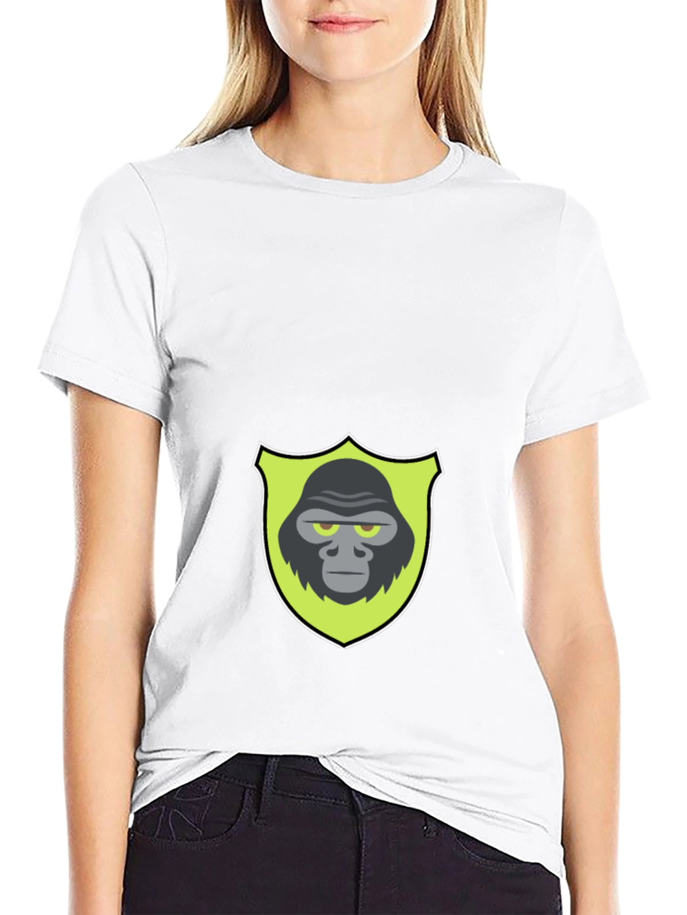 Gorilla Shield Graphic Black T-Shirt