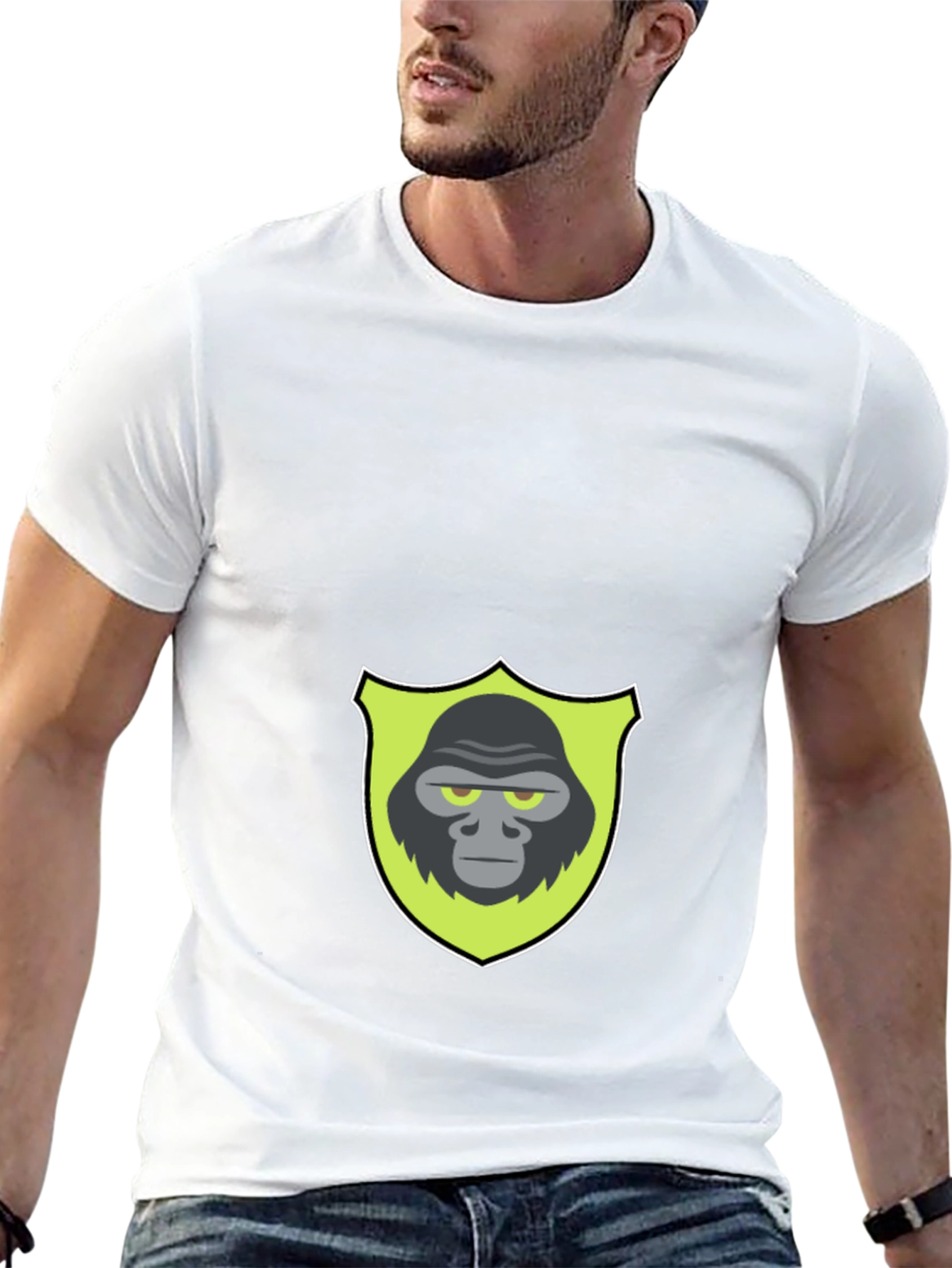 Gorilla Shield Graphic Black T-Shirt