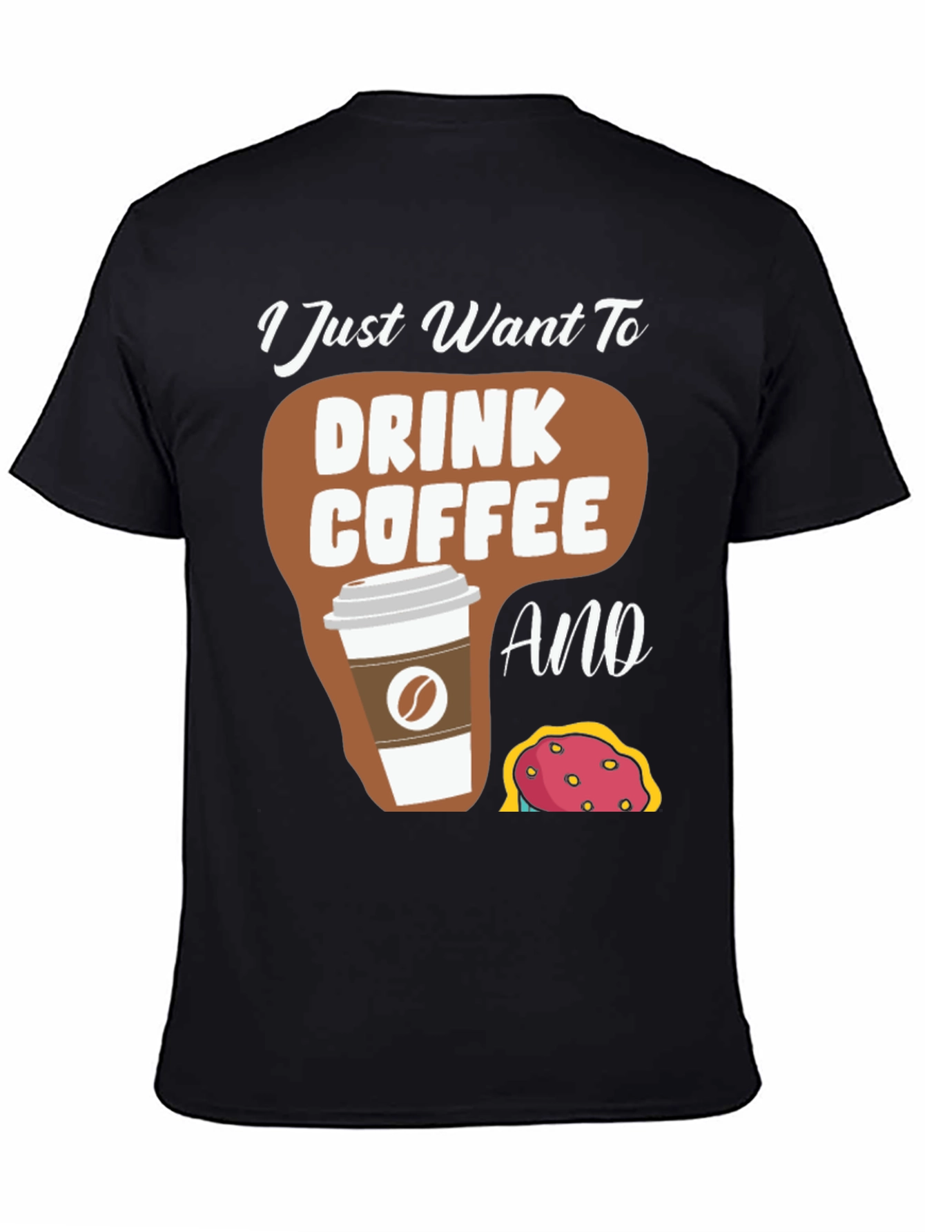Coffee and Donut T-Shirt - Unisex Crew Neck Tee