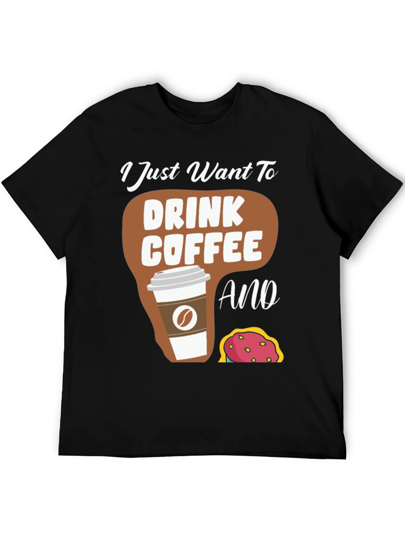 Coffee and Donut T-Shirt - Unisex Crew Neck Tee
