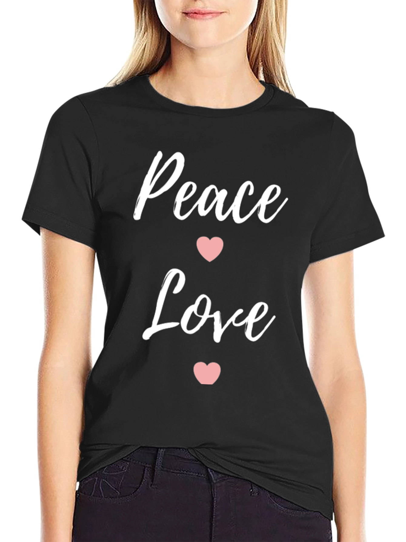Peace Love Heart Graphic Tee