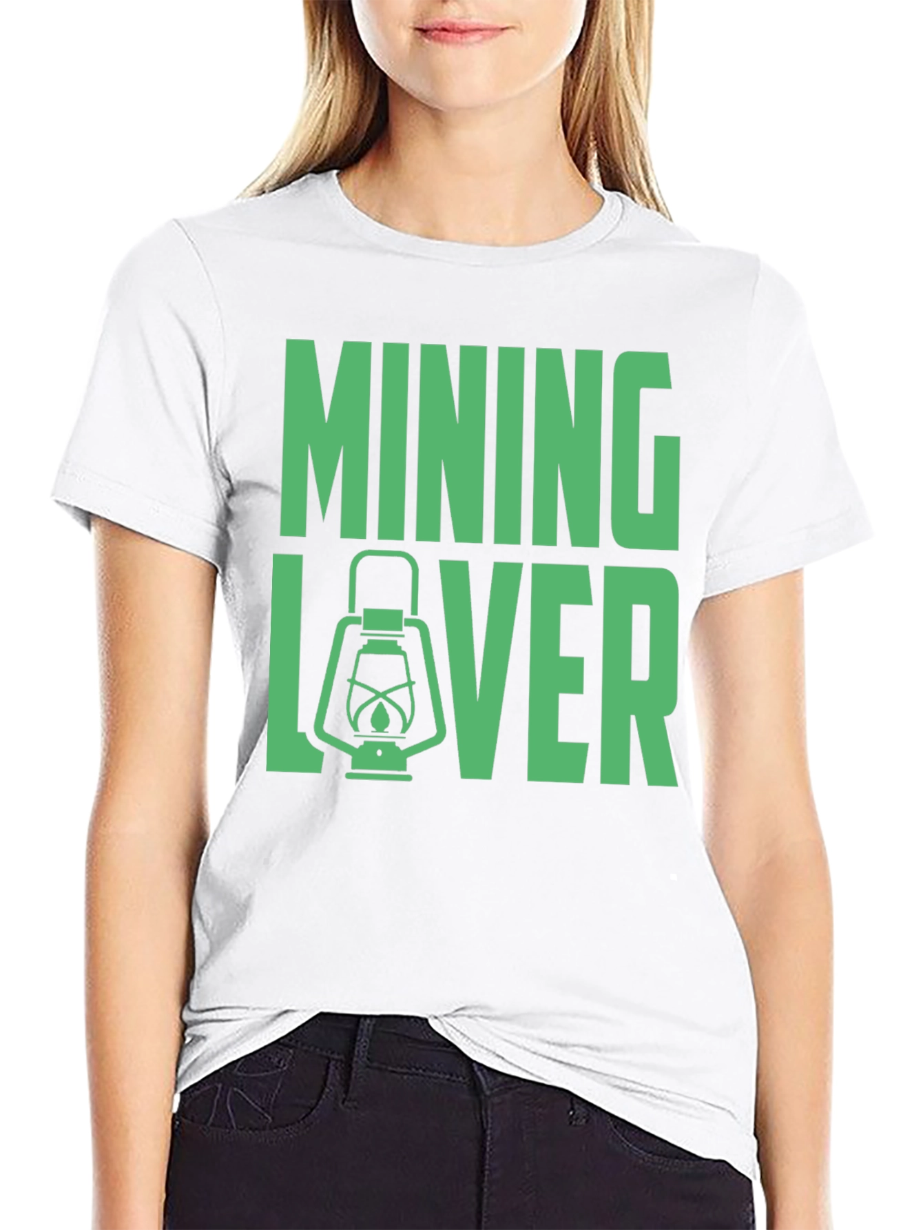 Mining Lover T-Shirt - Miners Lantern Design