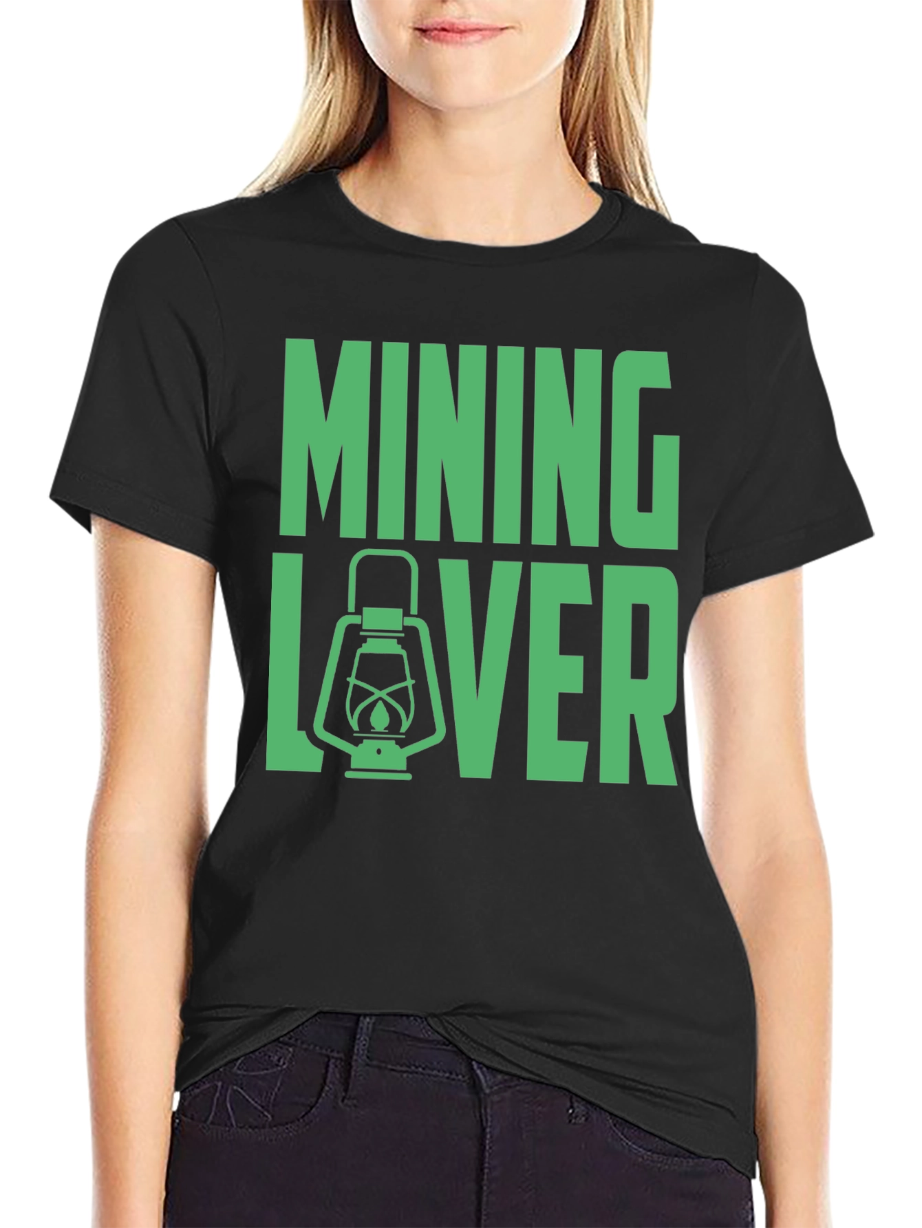 Mining Lover T-Shirt - Miners Lantern Design