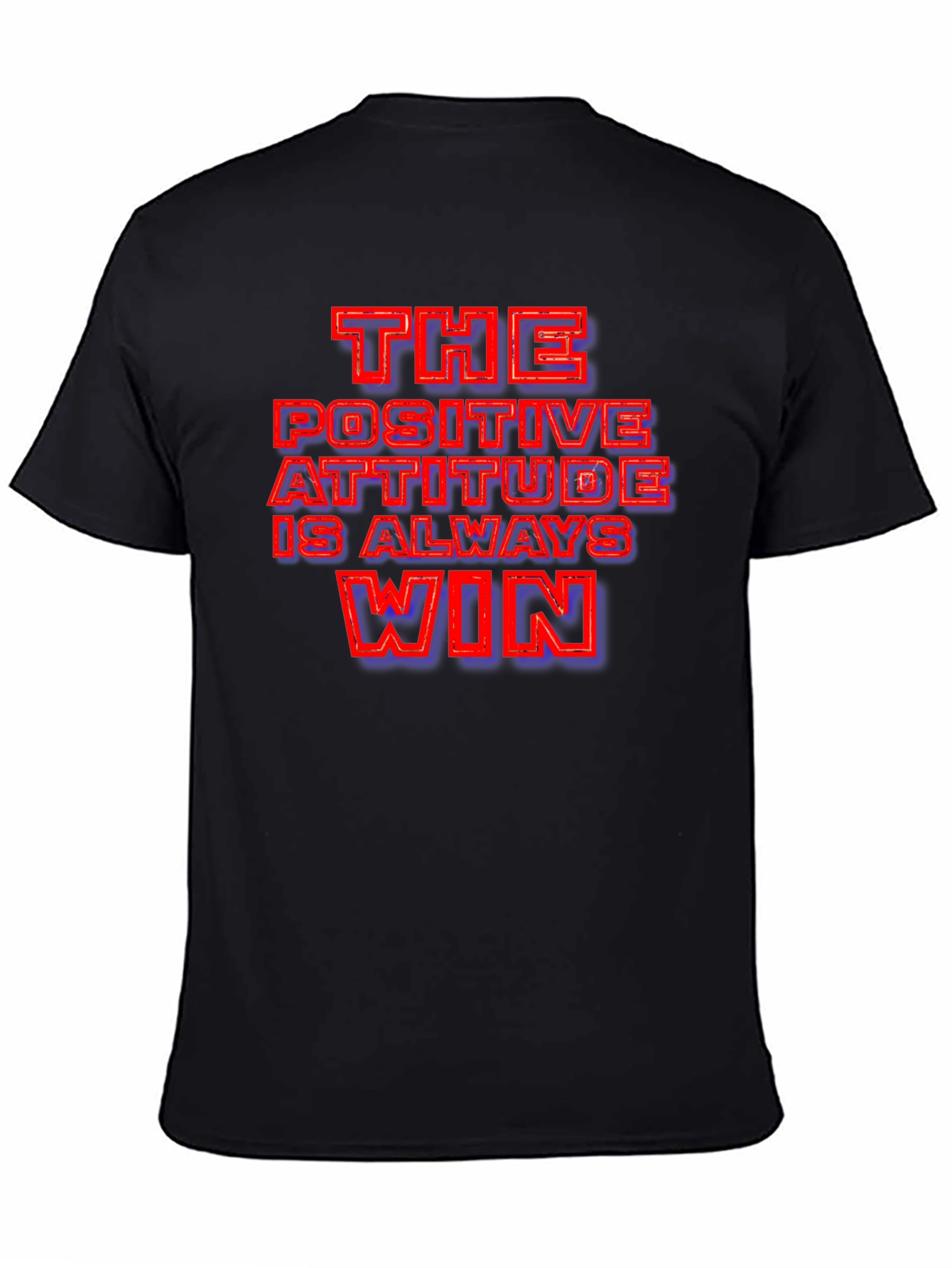 Positive Attitude Graphic T-Shirt