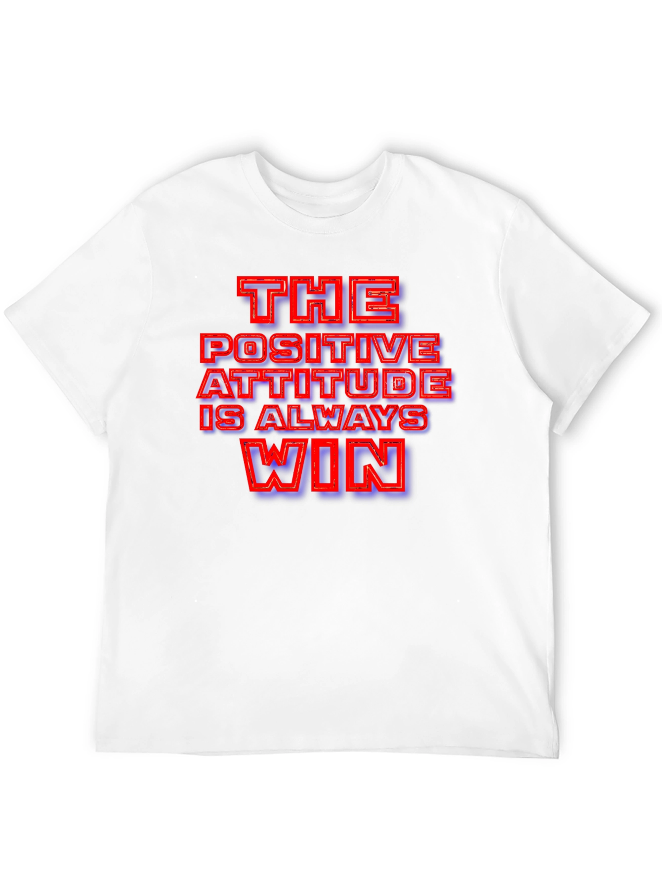Positive Attitude Graphic T-Shirt