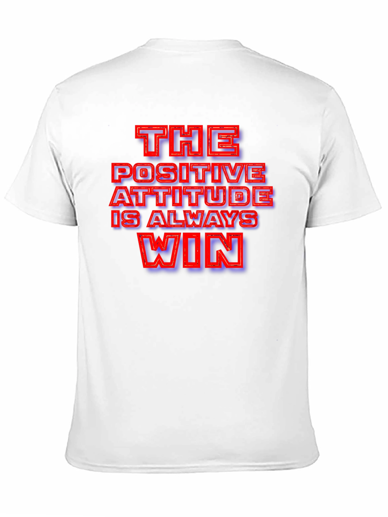 Positive Attitude Graphic T-Shirt
