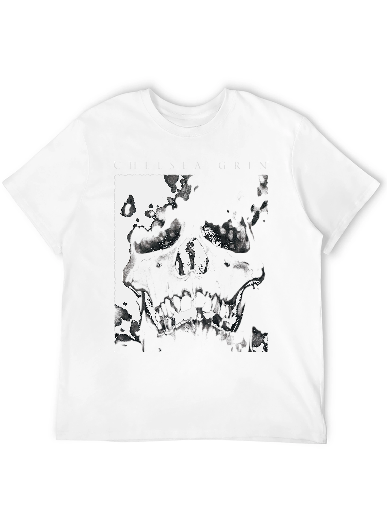 Chelsea Grin Skull Graphic Black T-Shirt